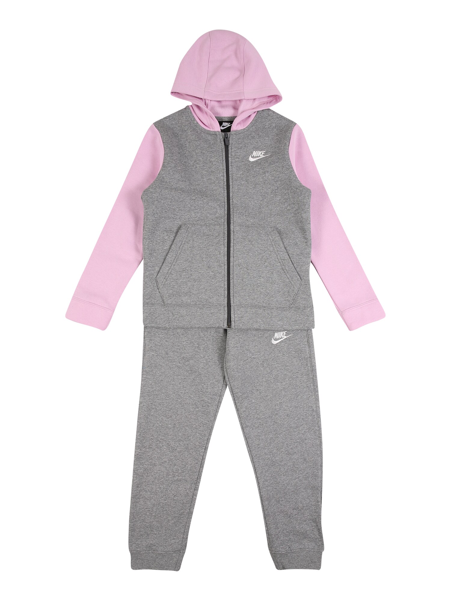Nike Sportswear Laisvalaikio kostiumas  rožių spalva / pilka