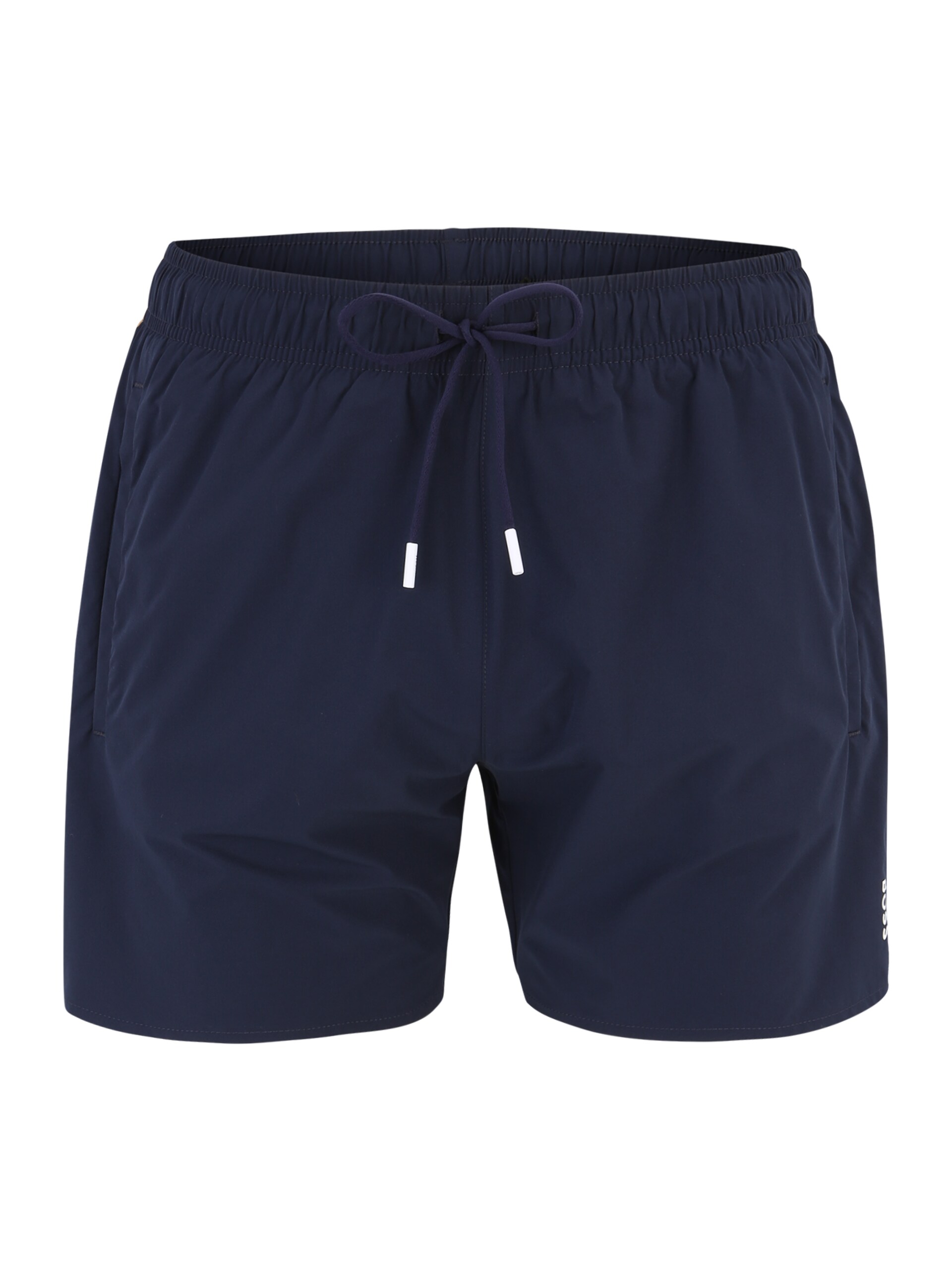 Boss Badshorts 'Iconic' beige / mörkblå / svart herr