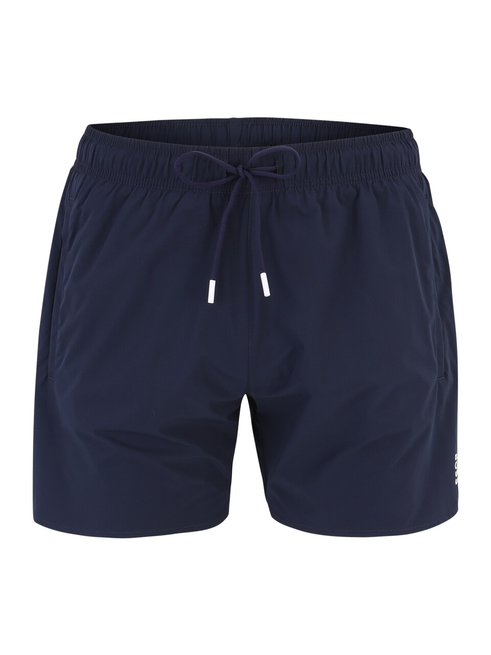 Badshorts 'Iconic' beige / mörkblå / svart