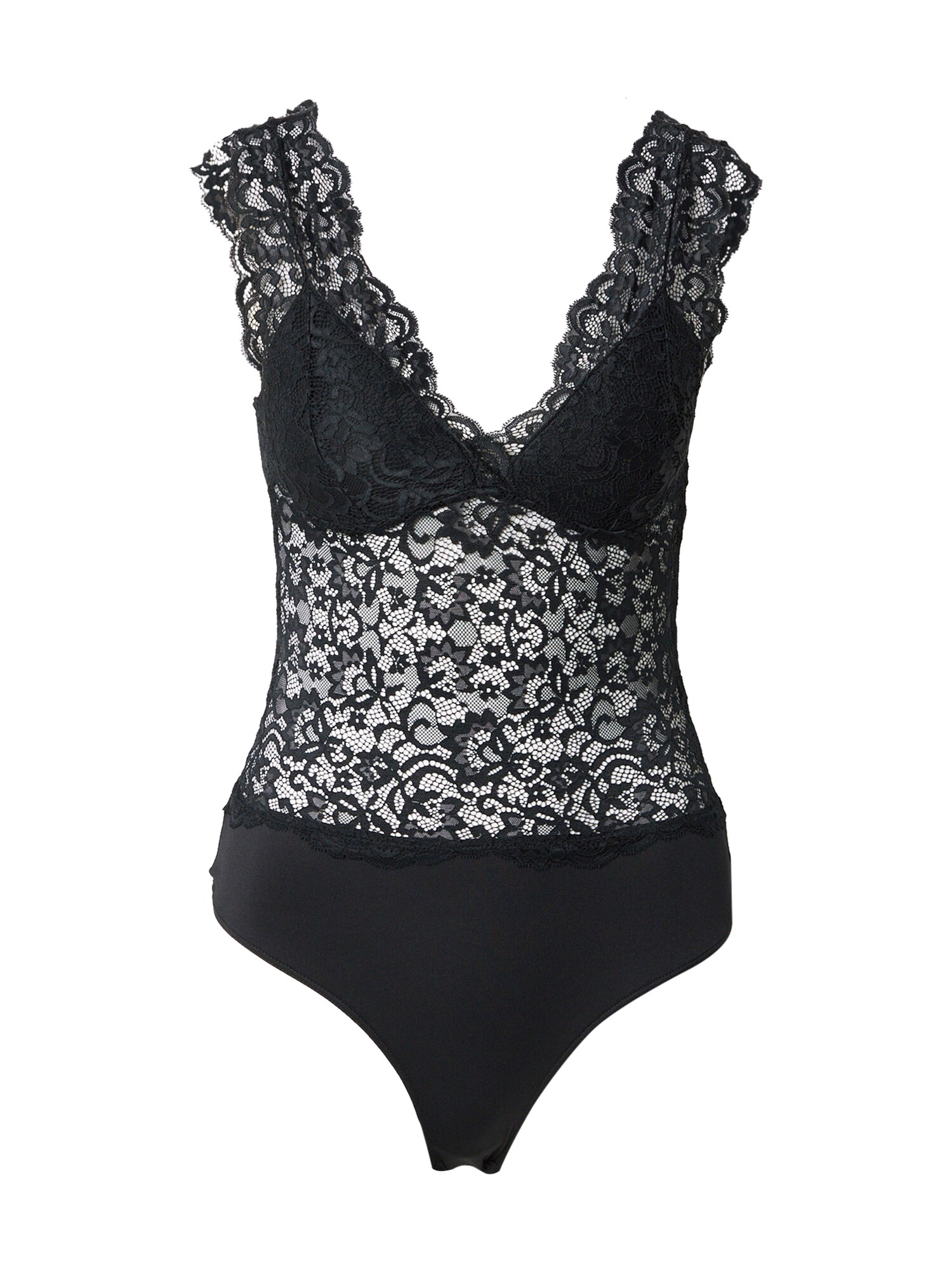 PIECES Tricou body PCLINA  negru