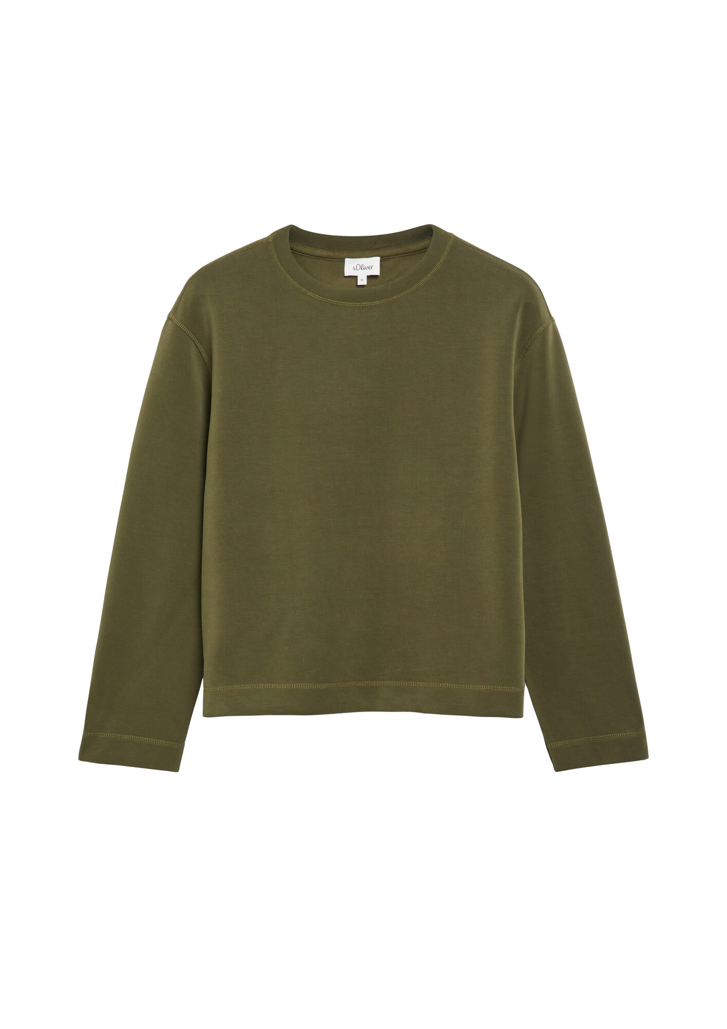 S.Oliver Sweatshirt Olijfgroen