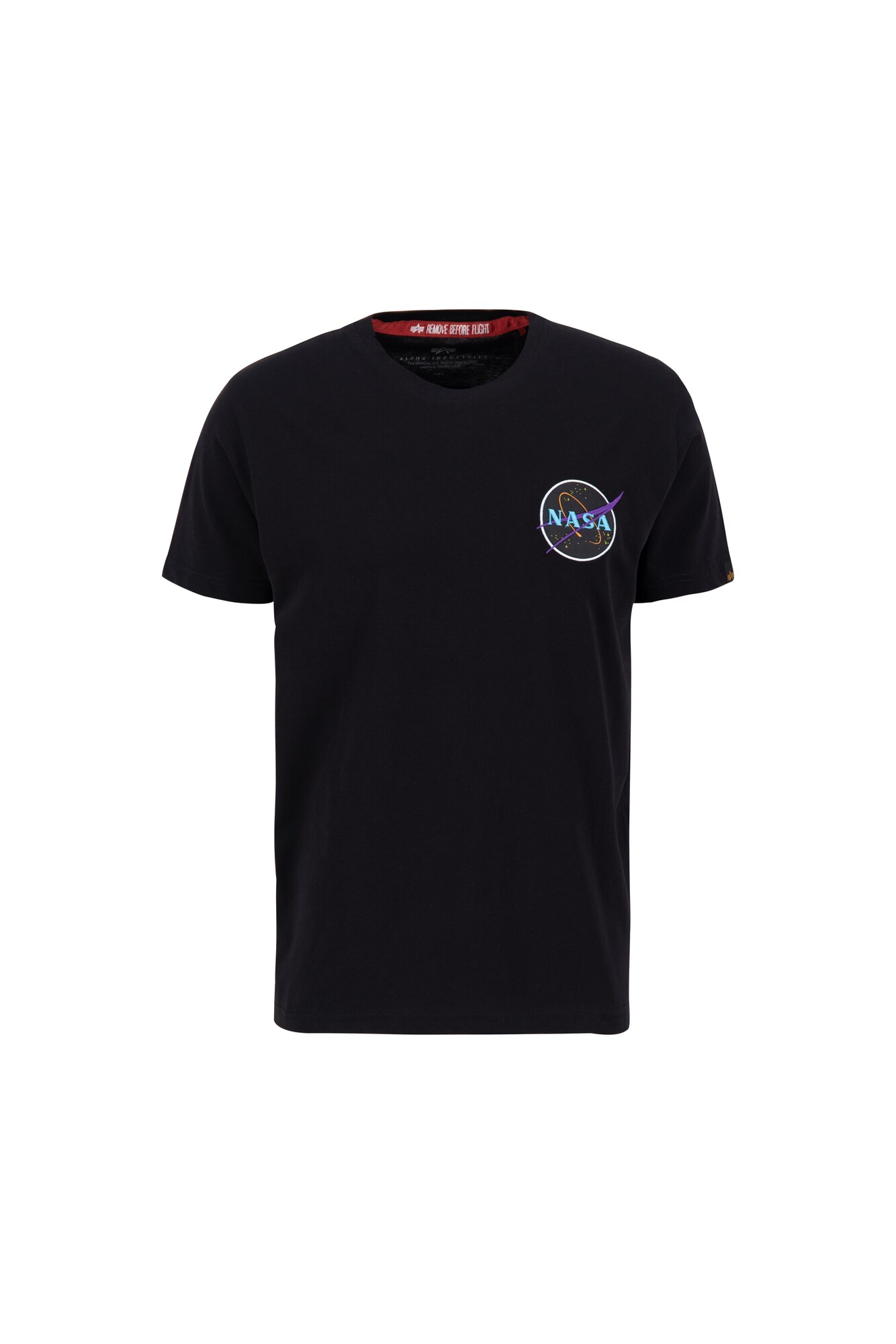 ALPHA INDUSTRIES Tričko 'Space Shuttle'  čierna
