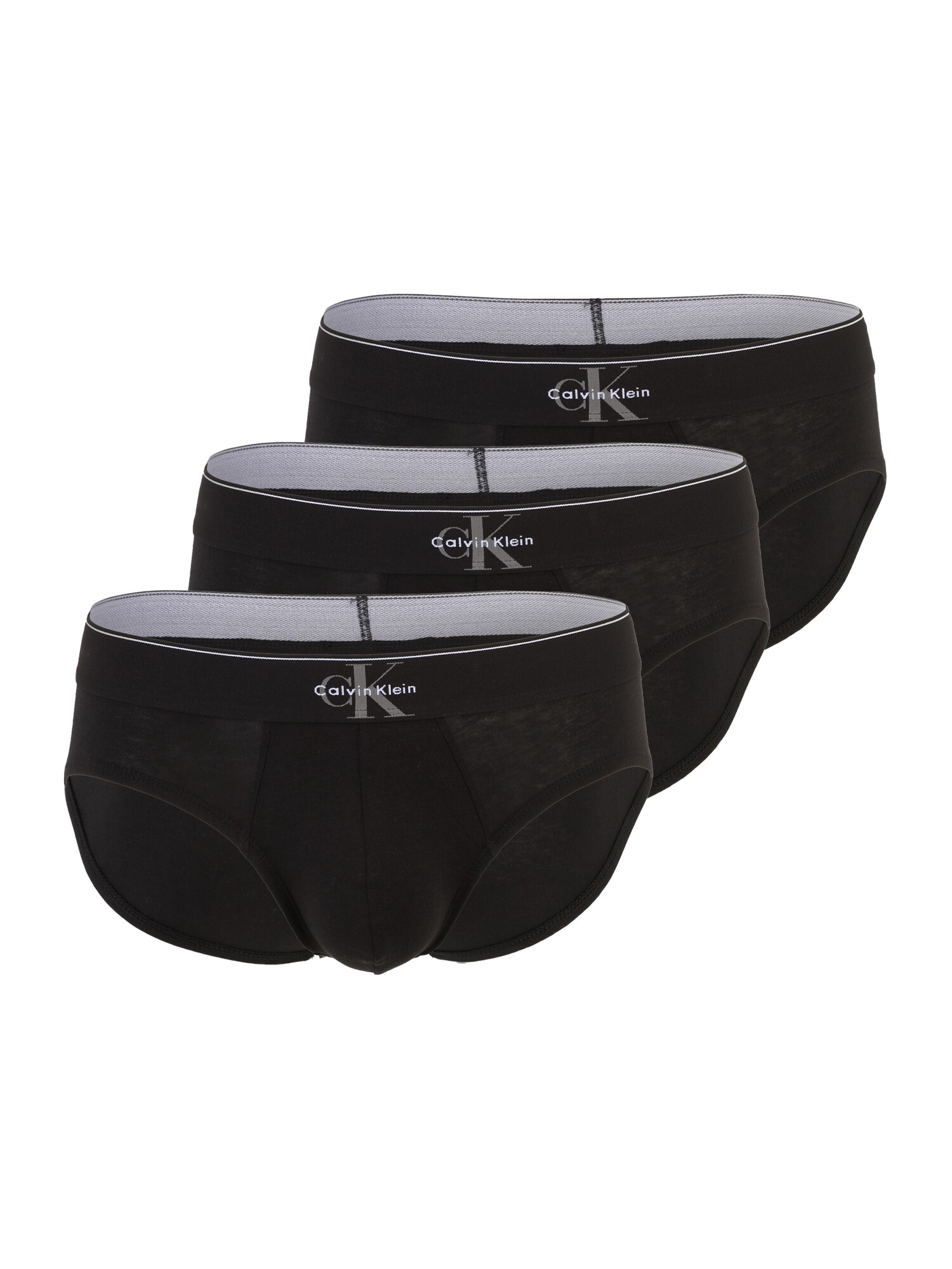 Calvin Klein Underwear Slip  gri închis / negru / alb