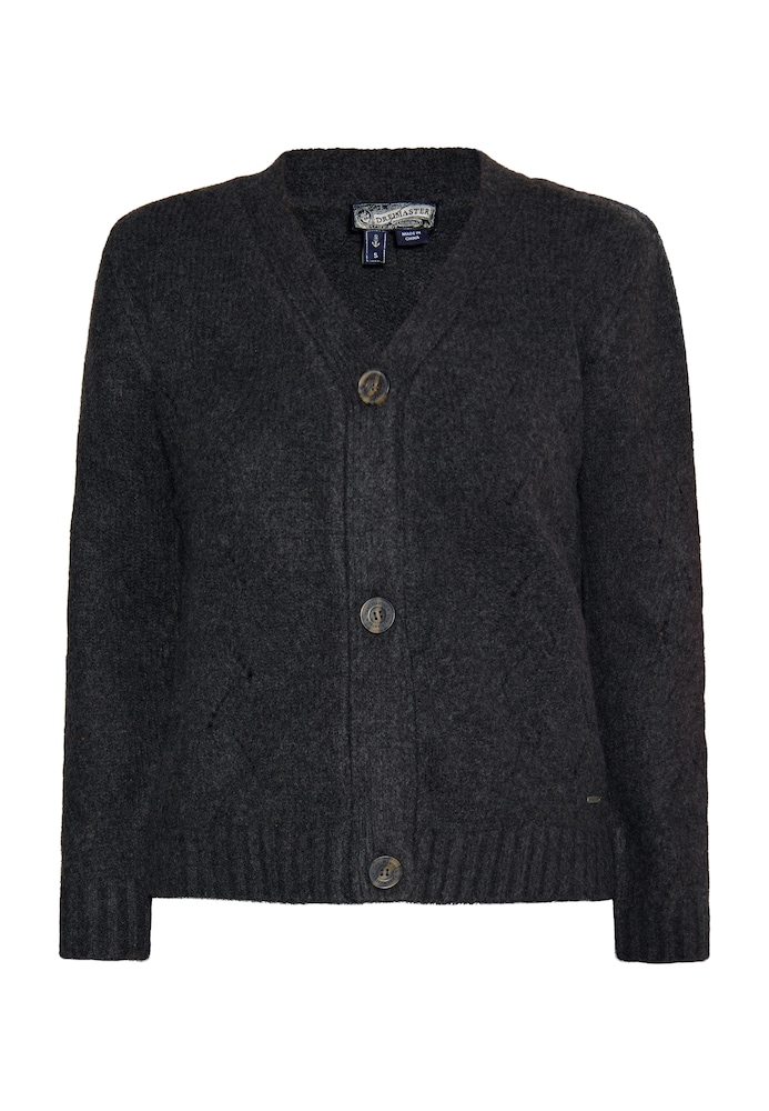 DreiMaster Vintage Strickjacke Damen Größe XXL anthrazit