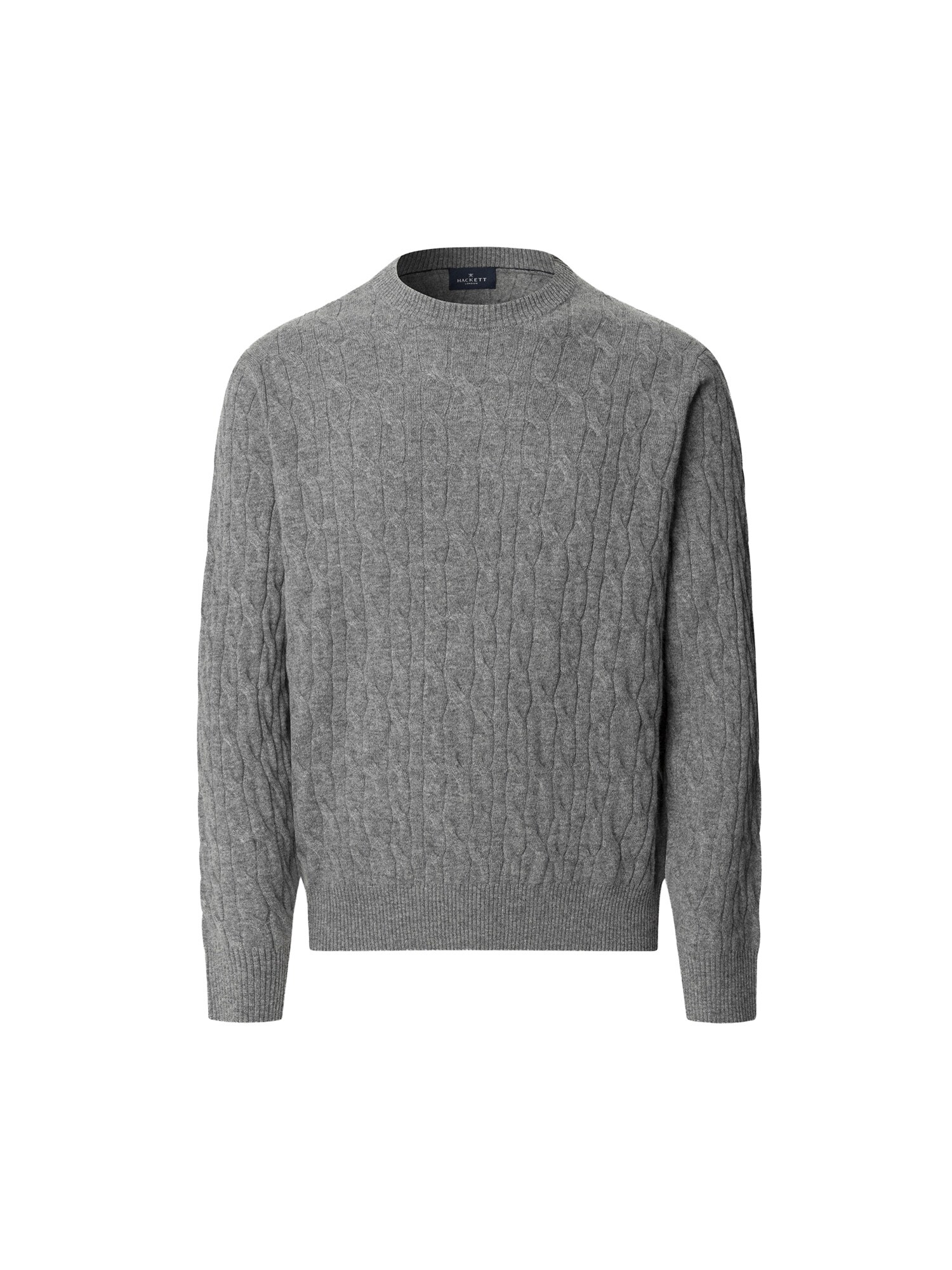 Hackett London Sveter sivá melírovaná
