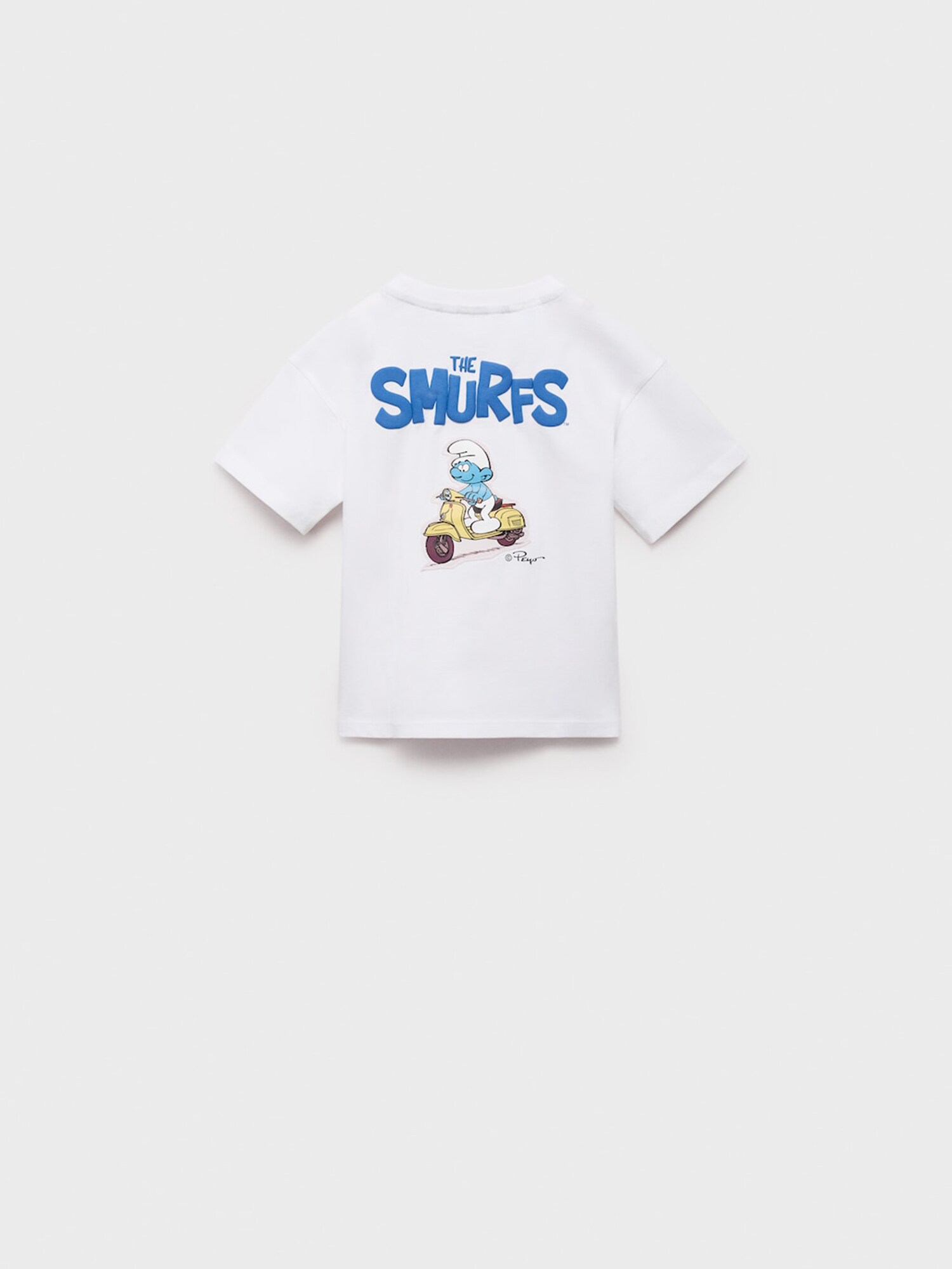 MANGO KIDS Póló 'SMUMOTO'  kék / világos sárga / piszkosfehér termék 2. képe