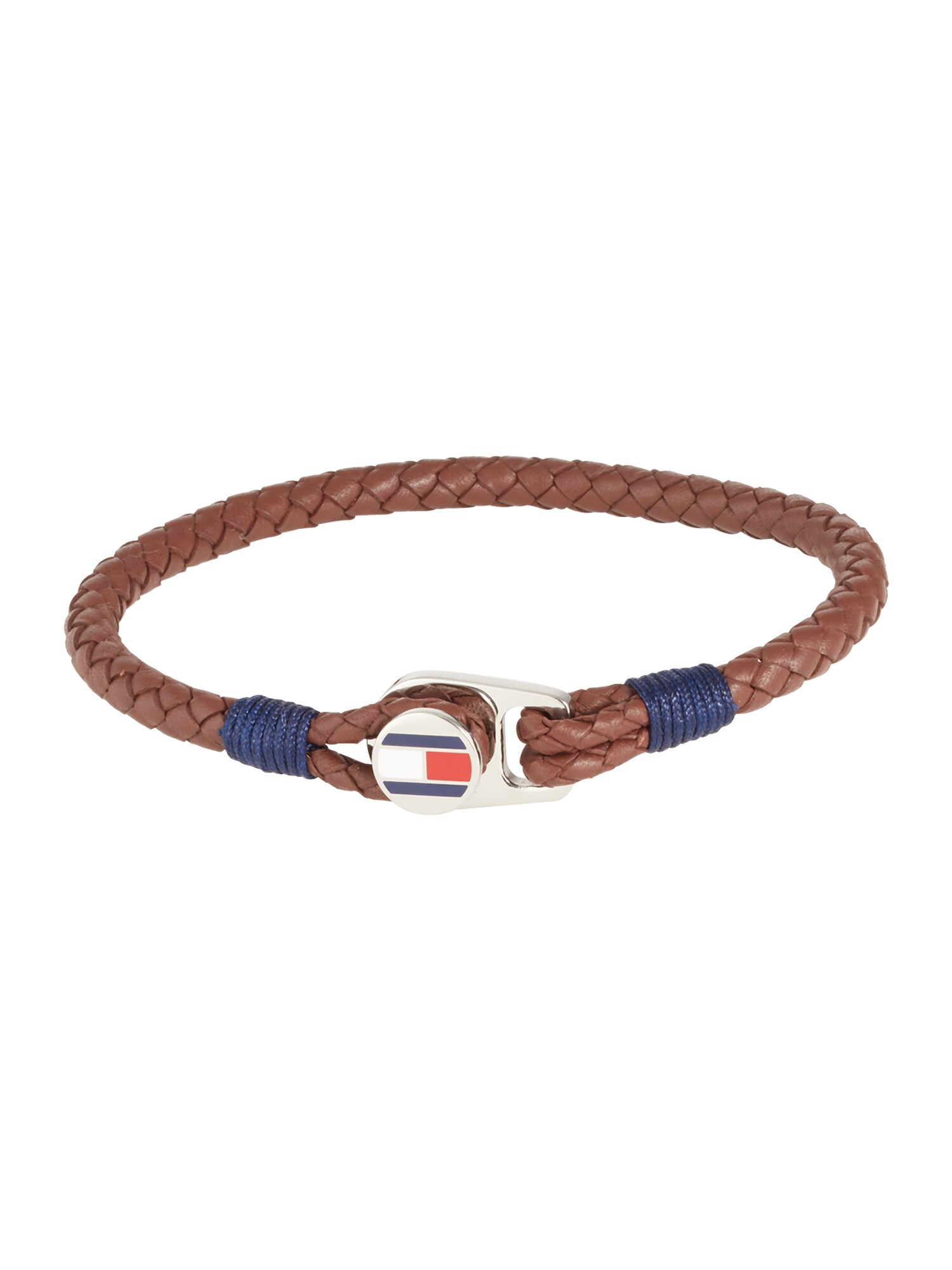 TOMMY HILFIGER Apyrankė  ruda / balta / raudona / mėlyna / sidabrinė
