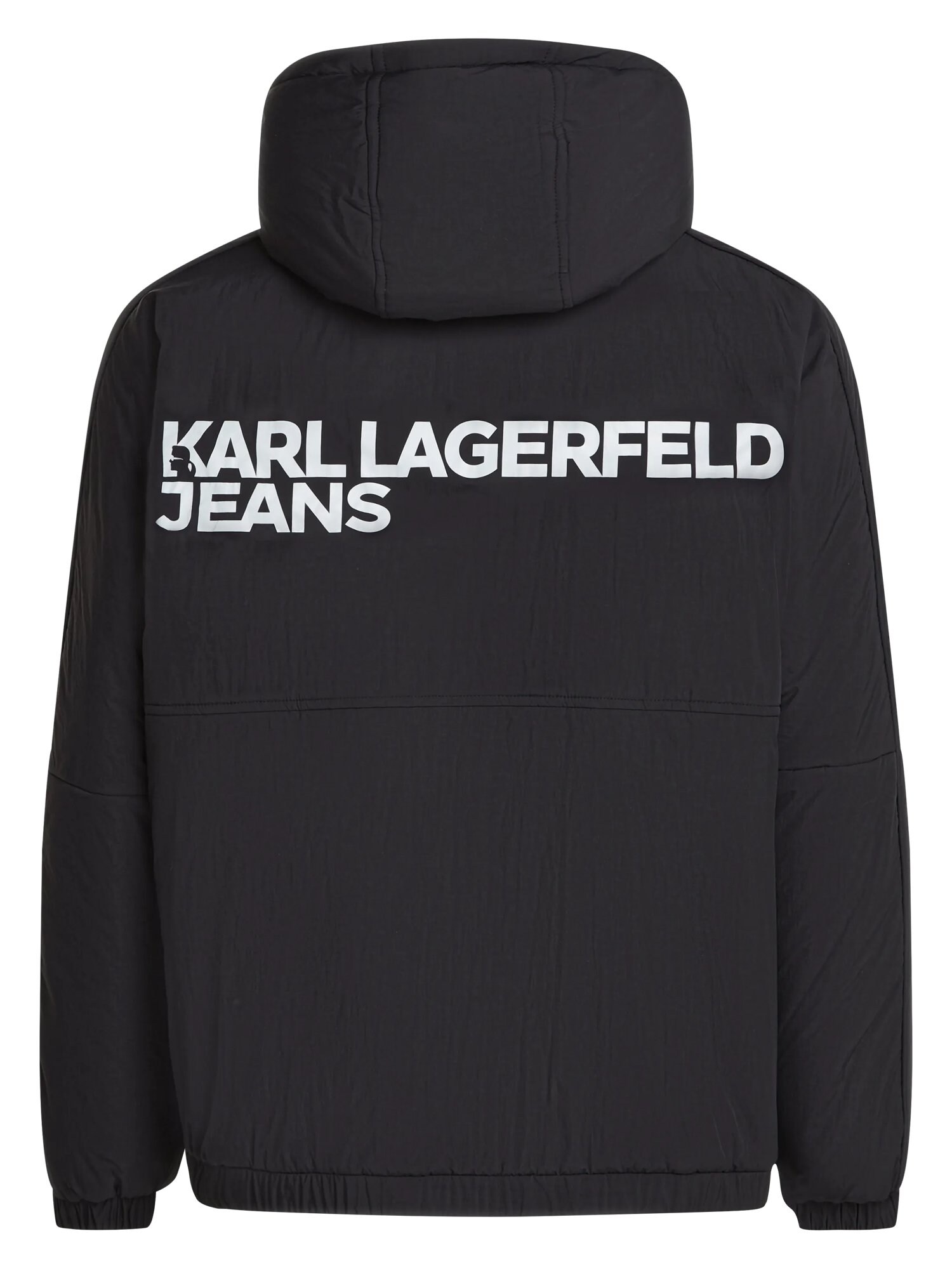 KARL LAGERFELD JEANS Chaqueta de entretiempo negro / blanco – imagen 3