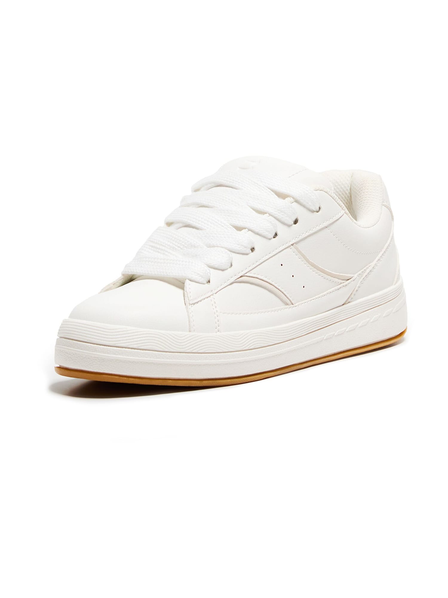 Bershka Sneaker low  alb