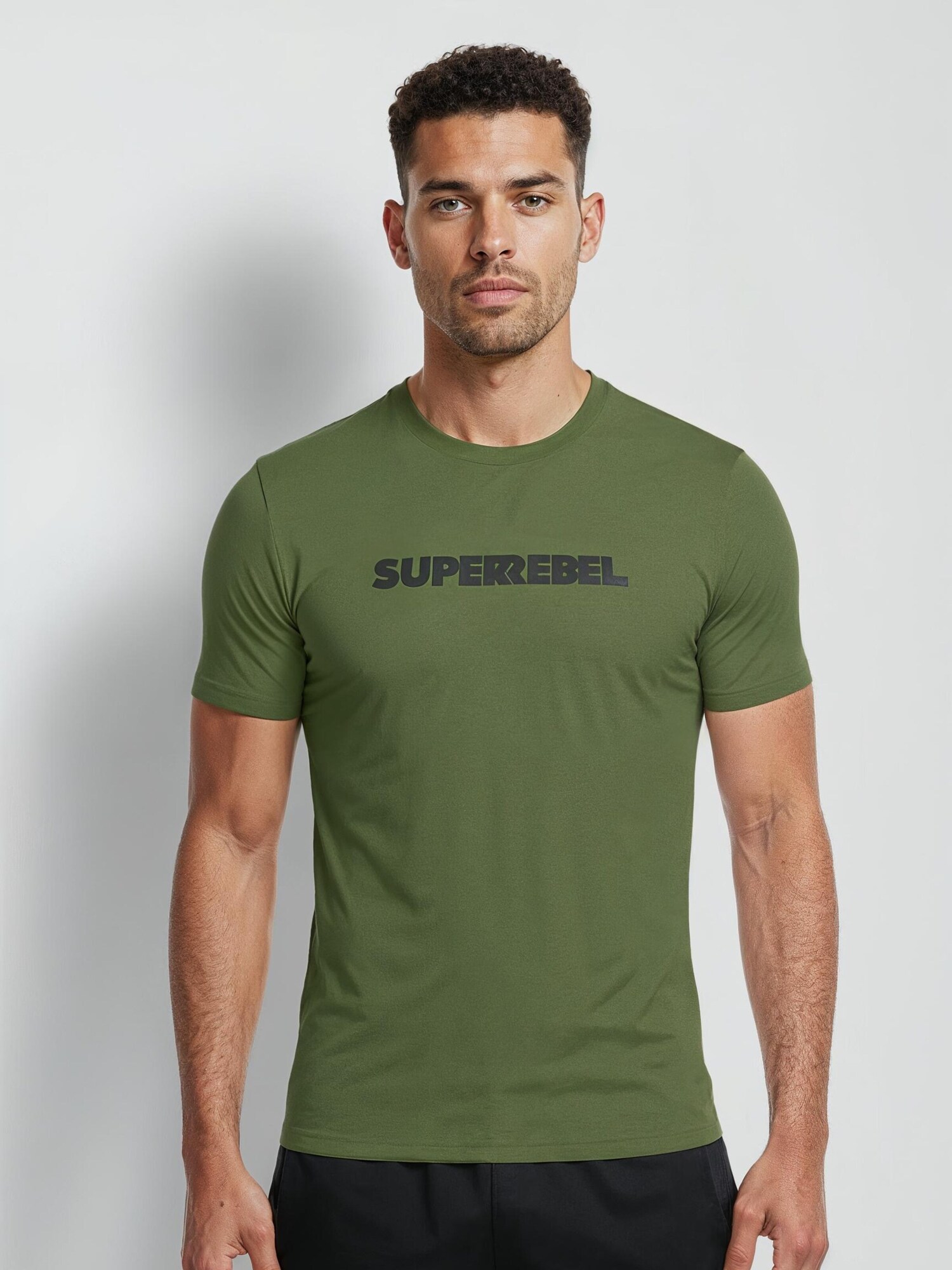 SUPERREBEL® GEAR Camiseta 'KEANU'  verde