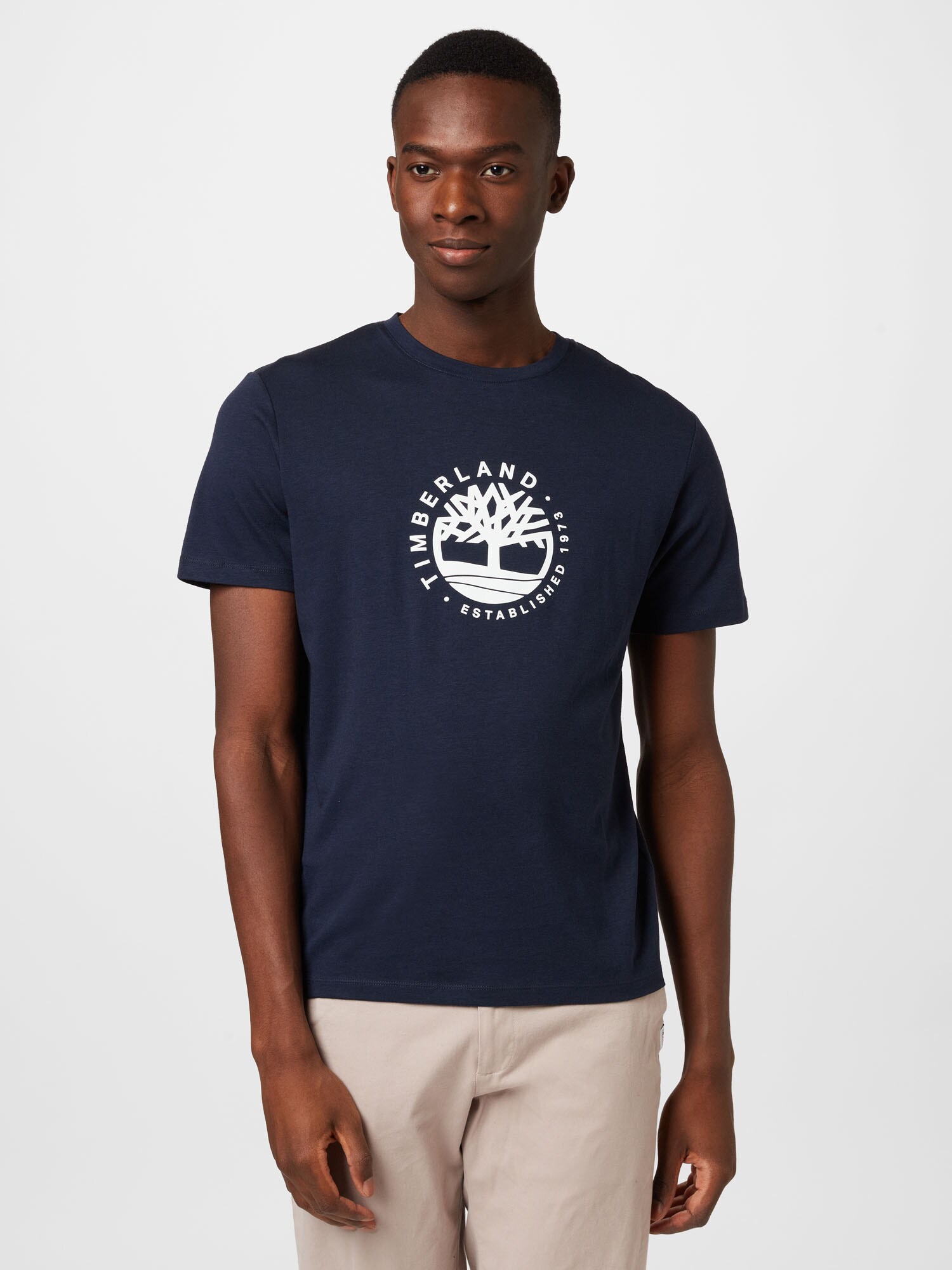 TIMBERLAND Póló  tengerészkék / fehér termék 2. képe