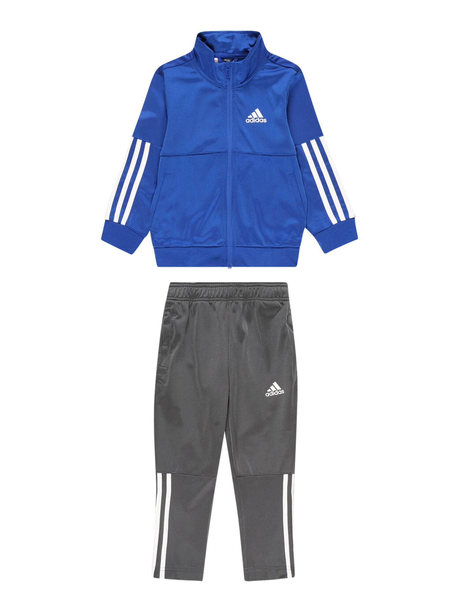 ADIDAS SPORTSWEAR Облекло за трениране '3-Stripes Team'  синьо / сиво / бяло