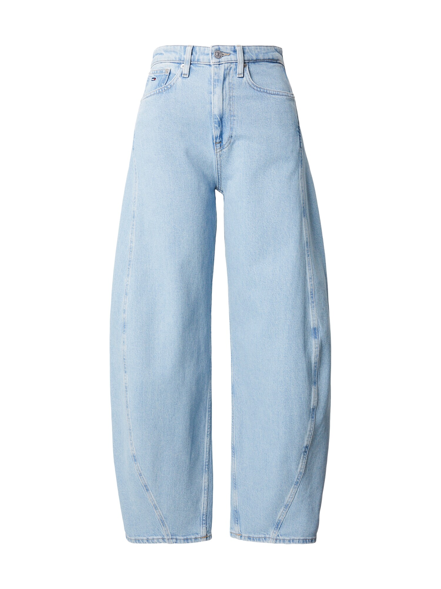 Tommy Jeans Jeans 'Twisted Seam Mid Rise Barrel'  albastru deschis