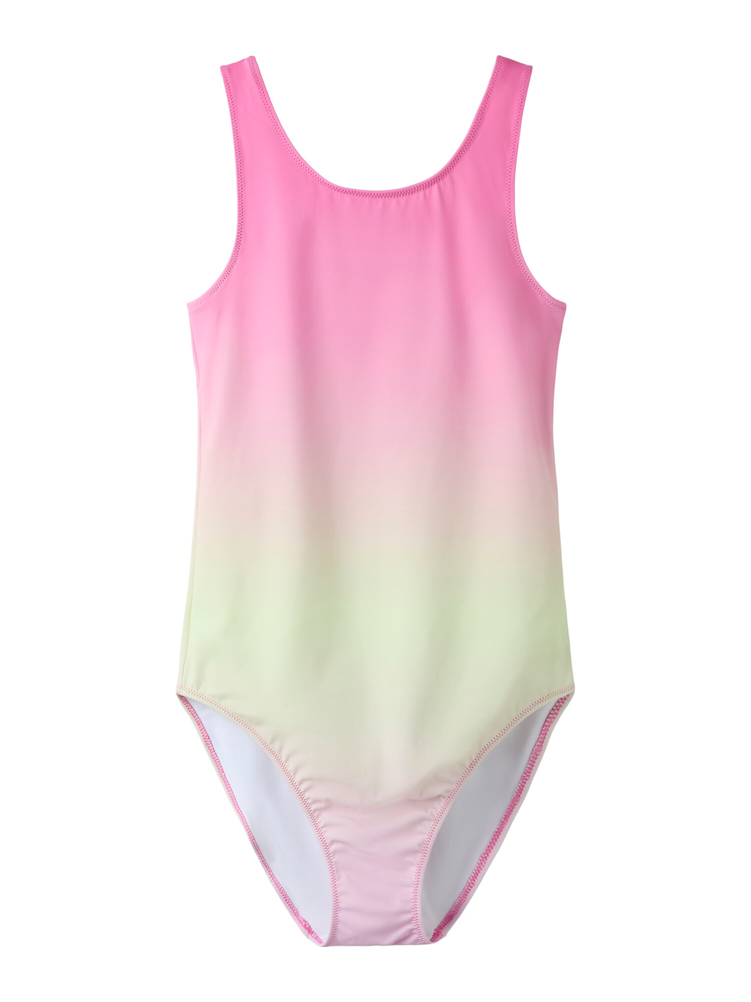 NAME IT Costum de baie întreg 'NKFZie'  verde pastel / roz pastel / roz deschis