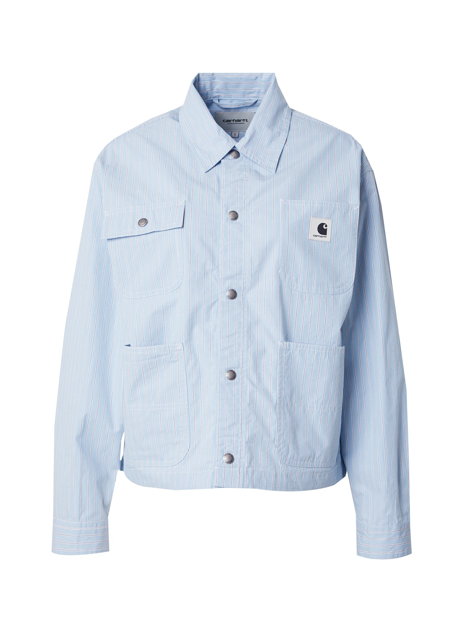 Carhartt WIP Átmeneti dzseki 'Nota'  világoskék / fekete / fehér akciós termékkép 1