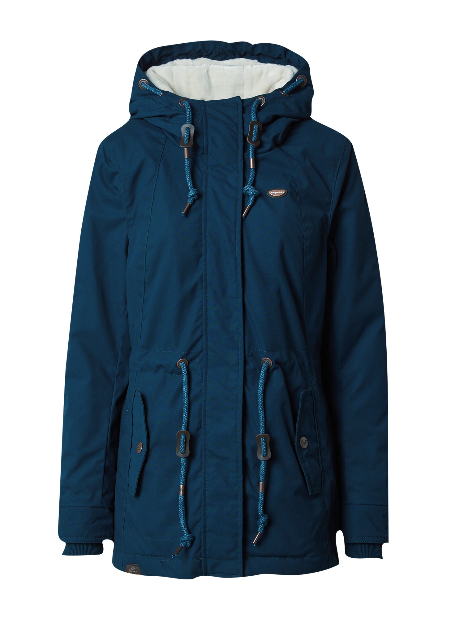 Ragwear Átmeneti parka 'Monadis'  kék / barna / benzin / fekete akciós termékkép 1