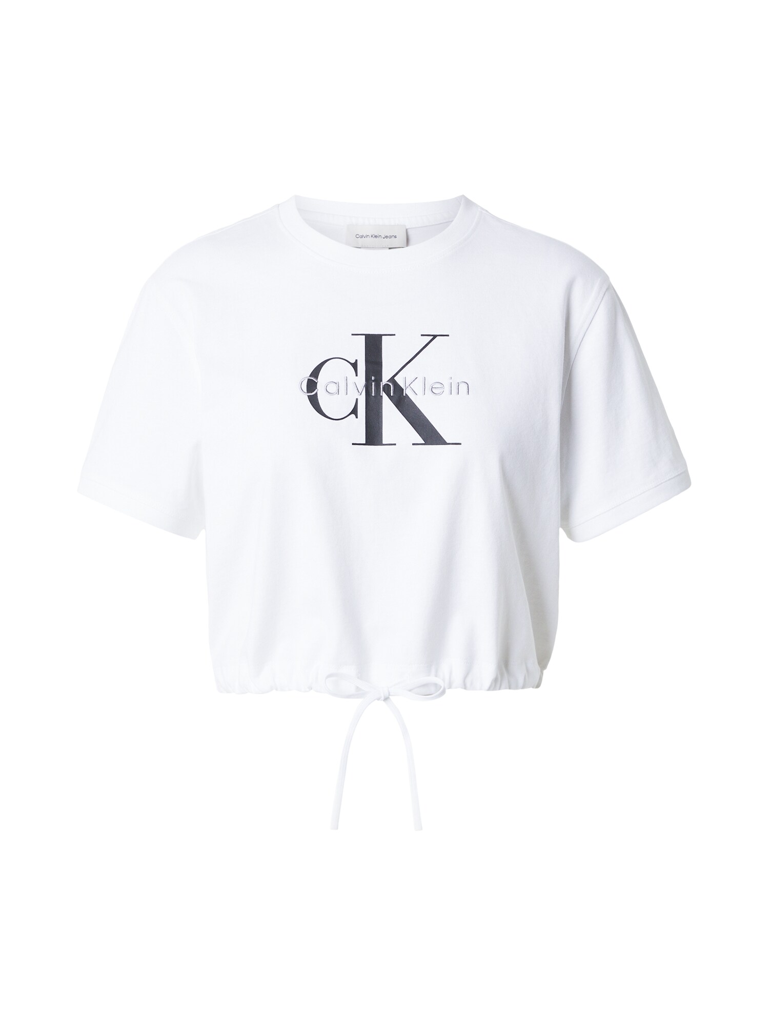 Calvin Klein Jeans Majica  svijetlosiva / crna / bijela