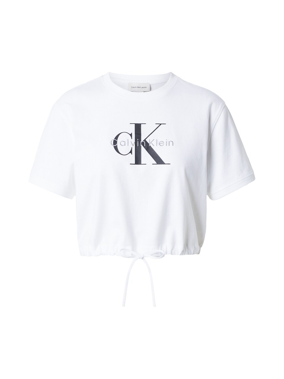 T-shirt ljusgrå / svart