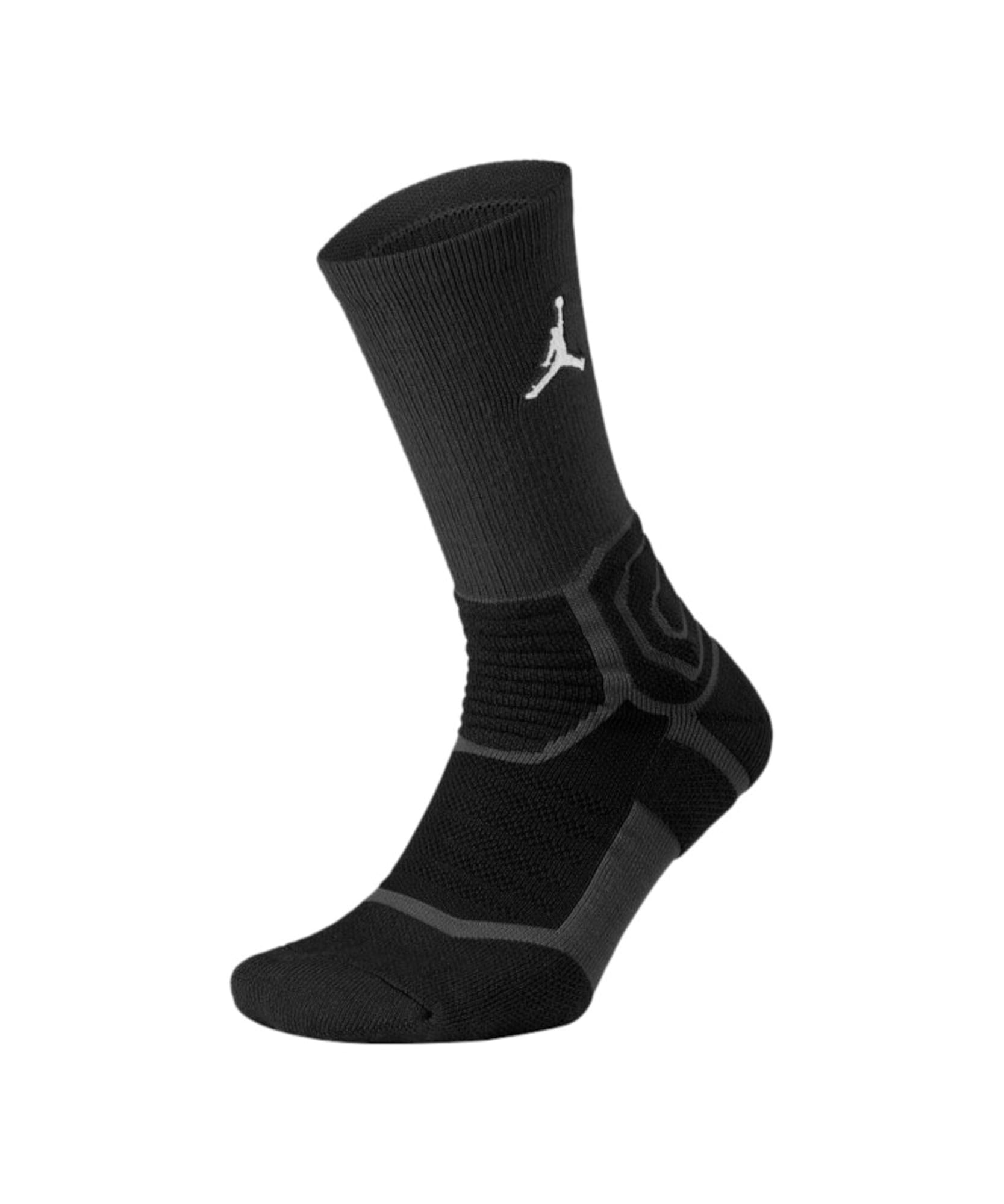 Jordan Športne nogavice  črna / bela