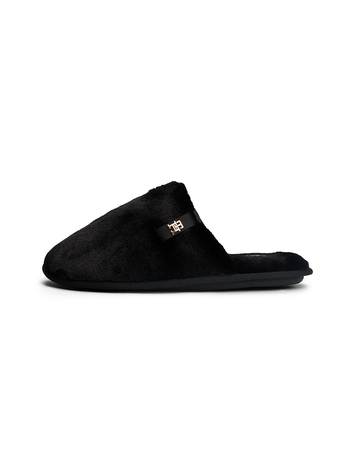 TOMMY HILFIGER Papuci de casă  negru