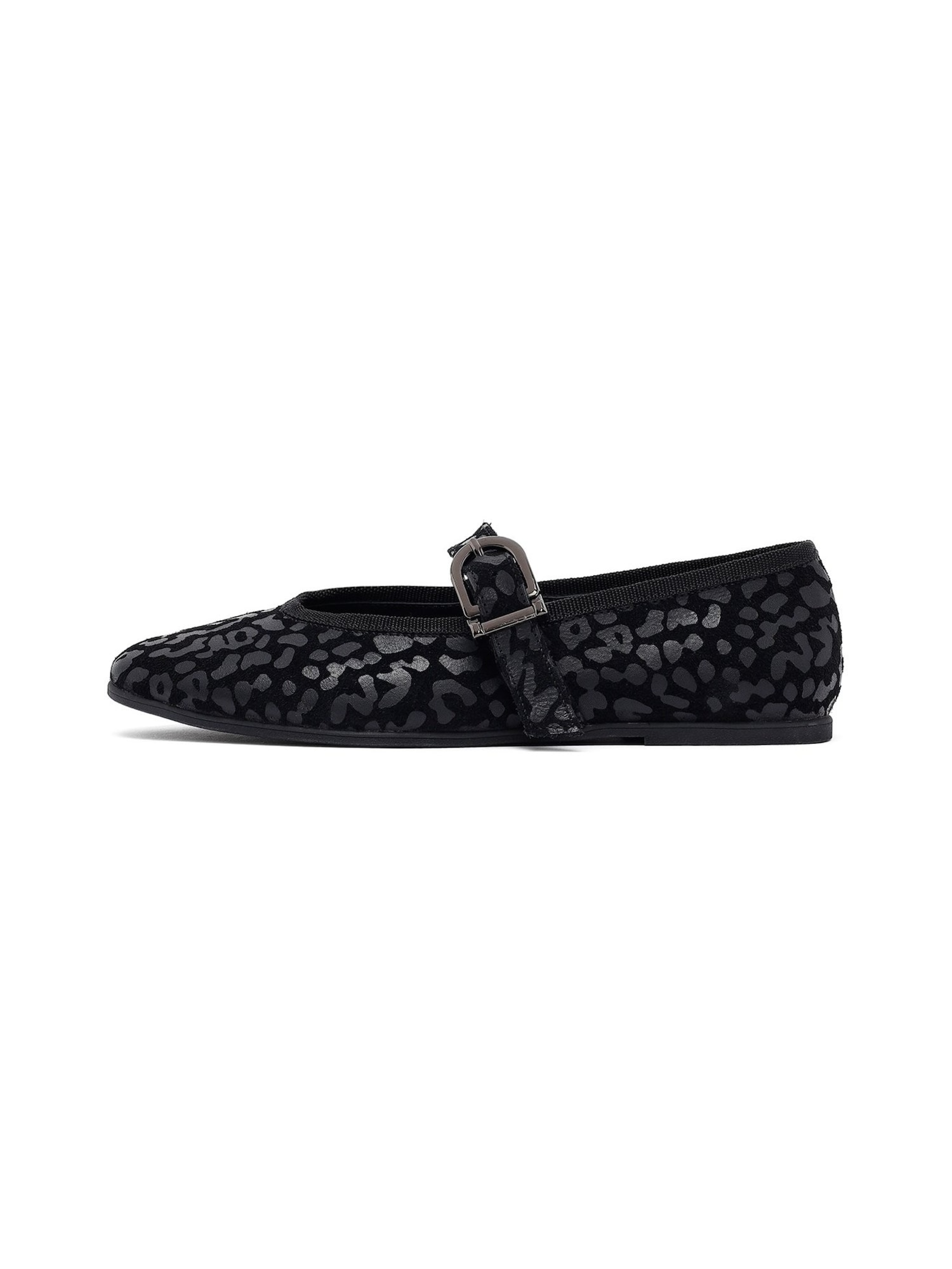 Derimod Bailarinas con hebilla  gris / negro