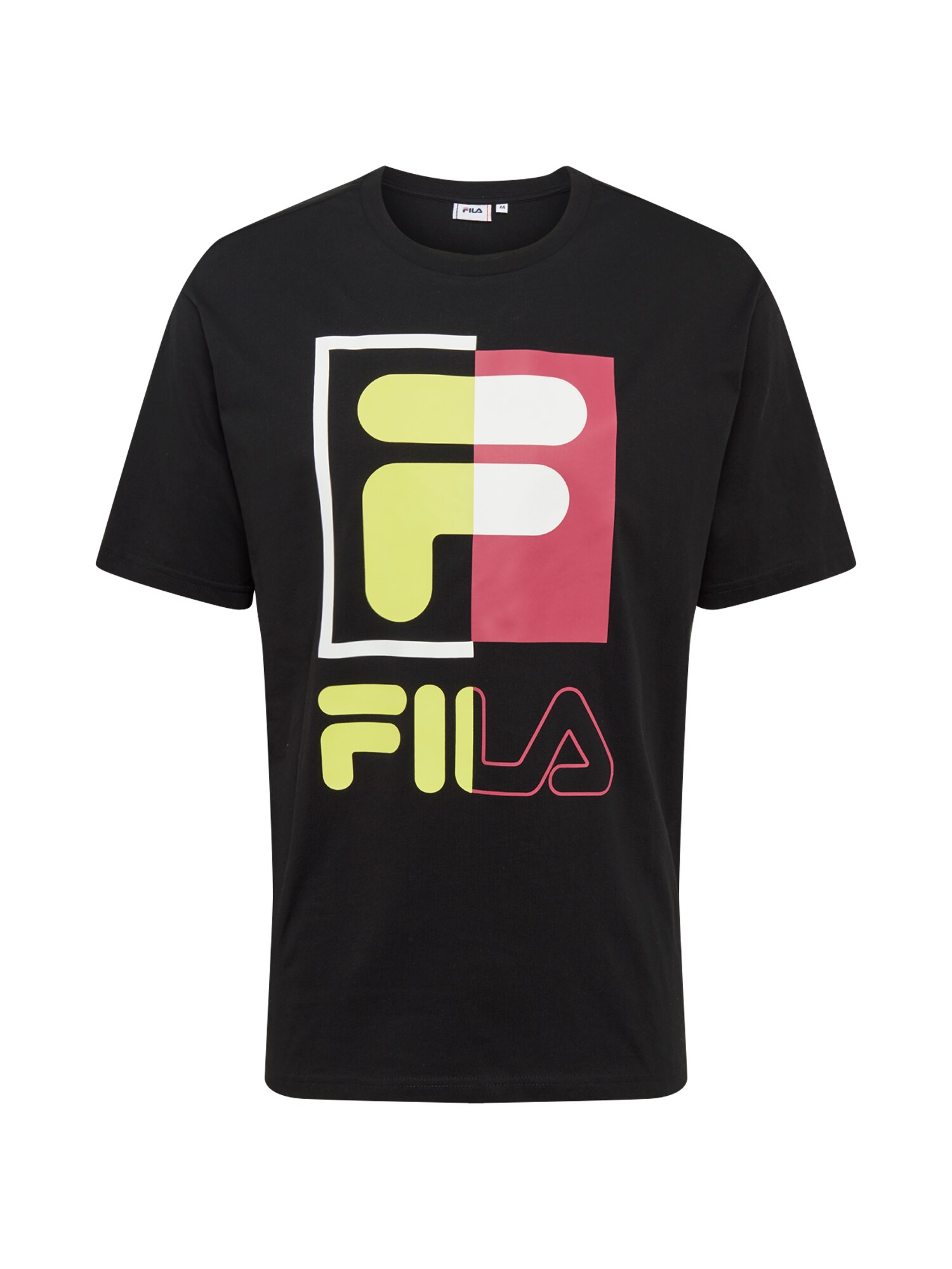 FILA Marškinėliai 'SAKU'  juoda / mišrios spalvos