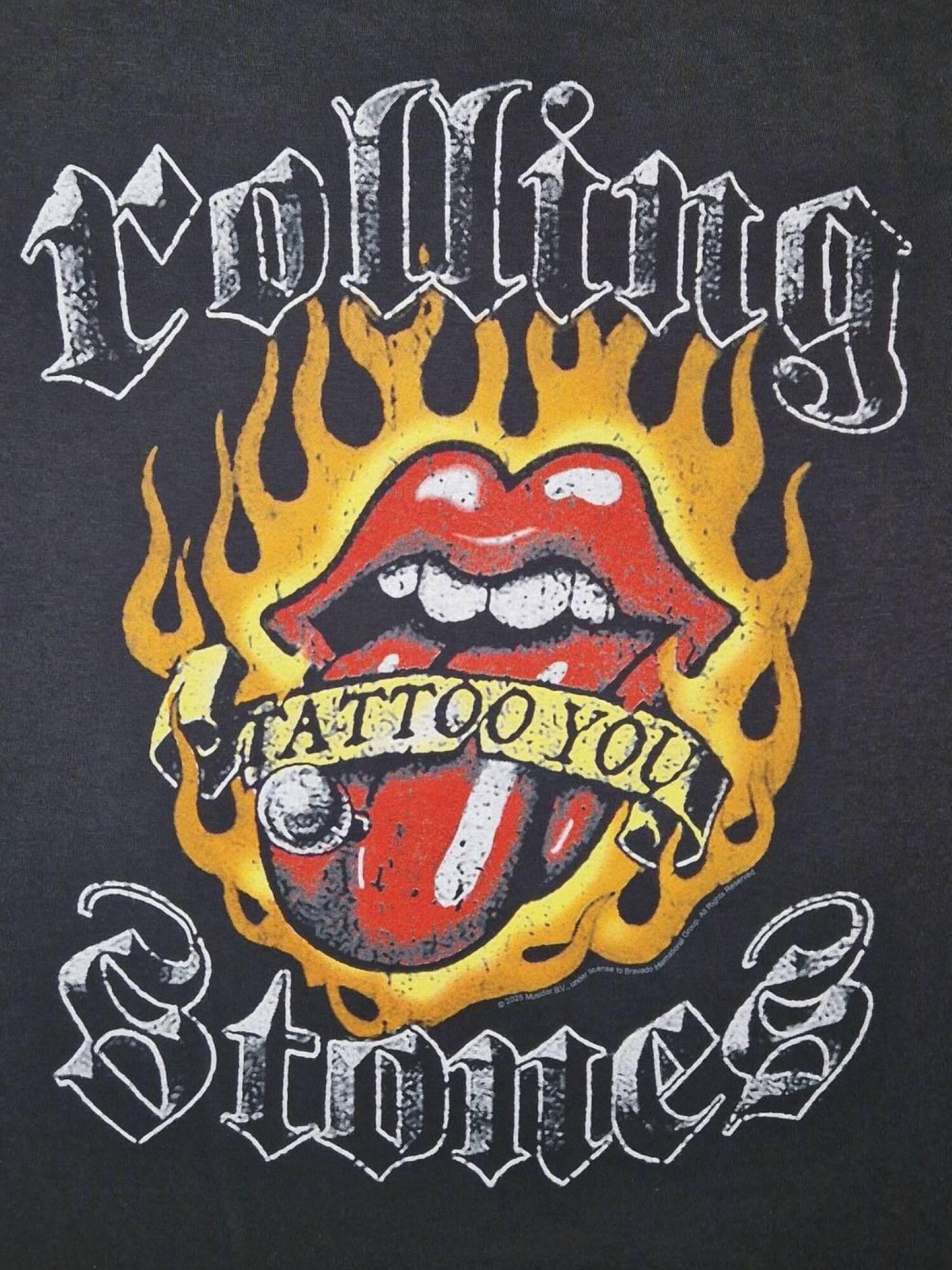 THE ROLLING STONES Camiseta 'Rolling Stones Tattoo You' negro – imagen 2