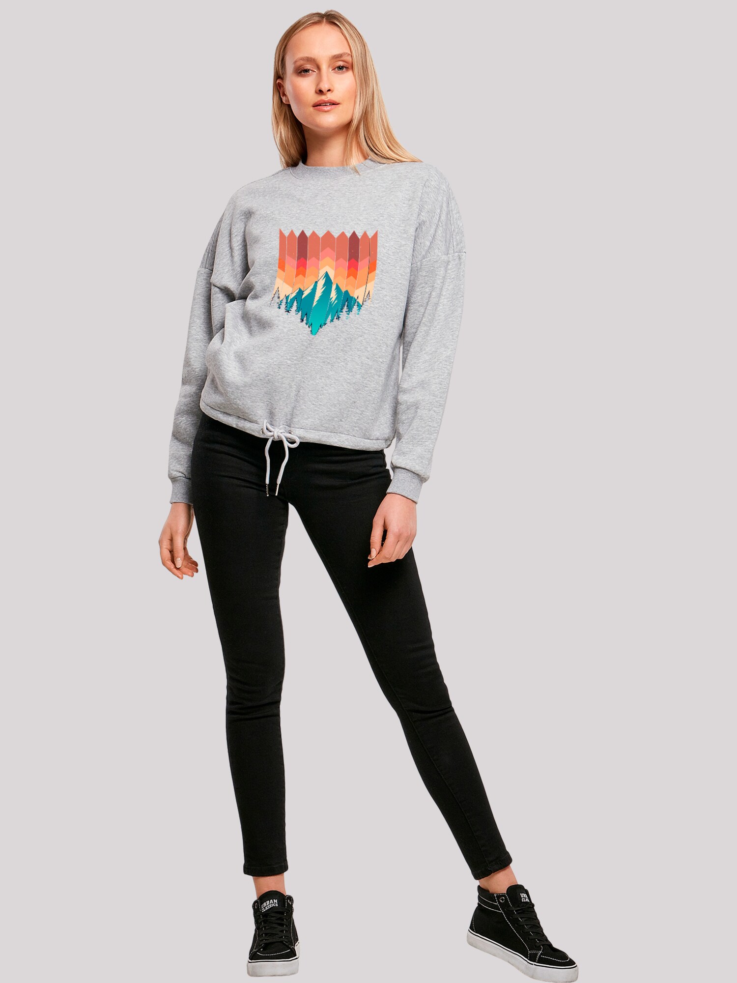 Thumbnail - Sweatshirt 'Berg Sonnenuntergang'