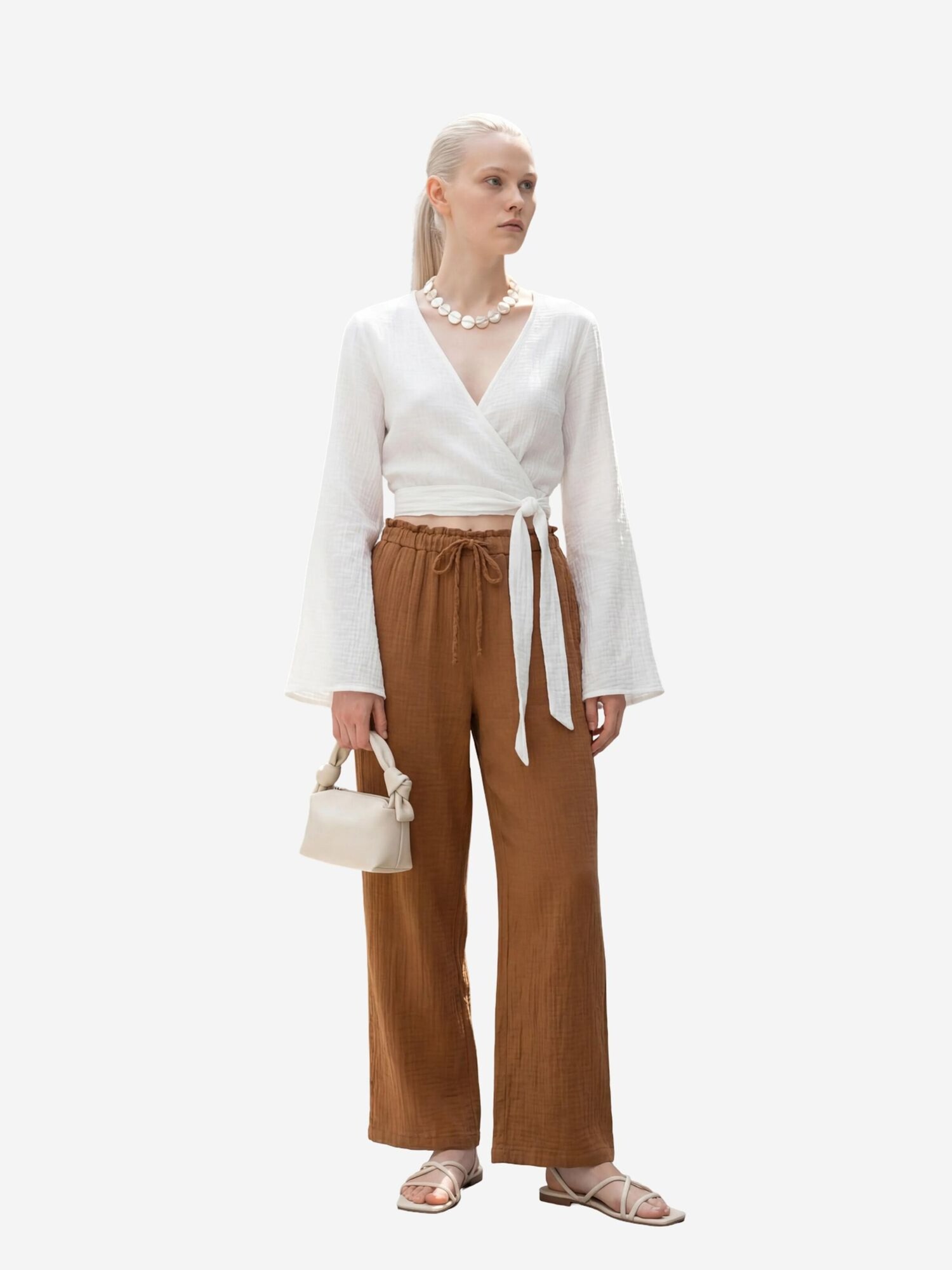 My fashion Hlače višnja