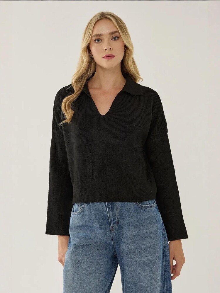 Hiccup Pullover Damen Größe S schwarz