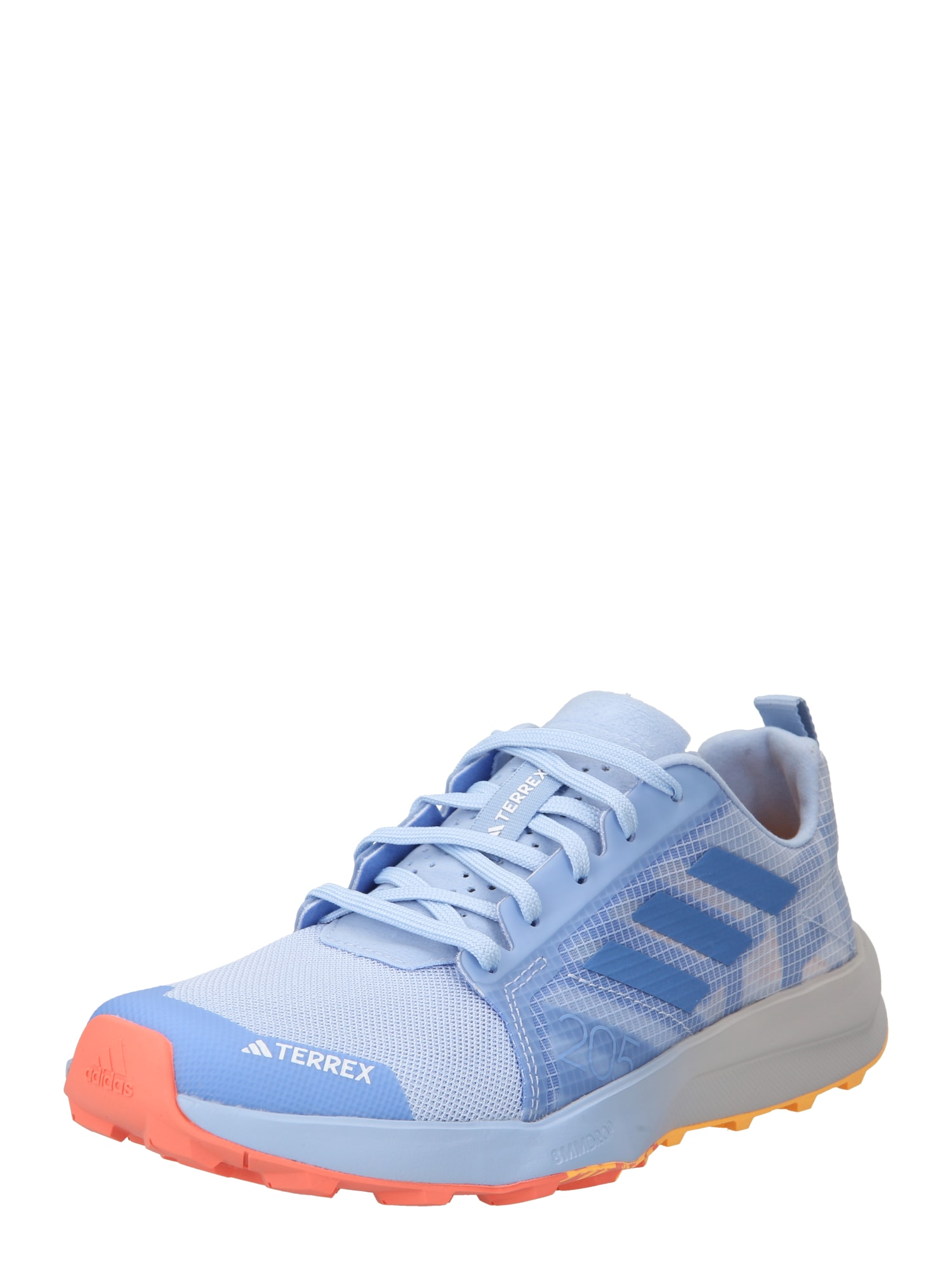 ADIDAS TERREX Bėgimo batai 'Speed Flow' mėlyna / šviesiai mėlyna / šviesiai oranžinė / balta