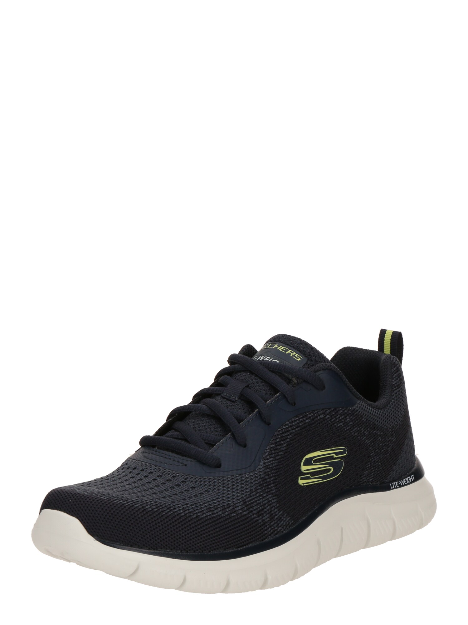 SKECHERS Pantofi sport TRACK - GLENDOR  bleumarin / albastru închis / galben