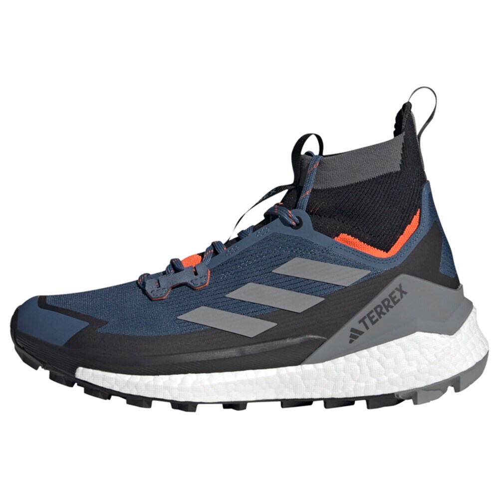 ADIDAS TERREX Outdoorschuh 'Free Hiker 2.0' Herren Größe 44 marine / stone / neonorange / schwarz
