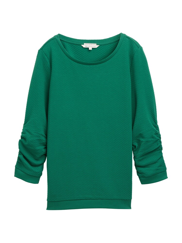 TOM TAILOR DENIM Sweatshirt Damen Größe L smaragd