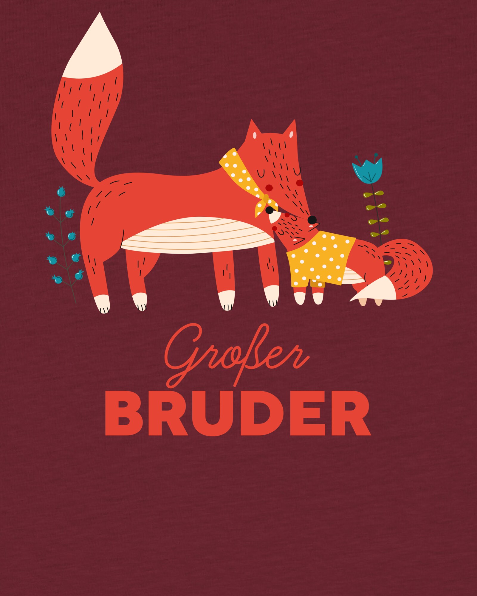 Thumbnail - watabout.kids T-Shirt Fuchs Großer Bruder