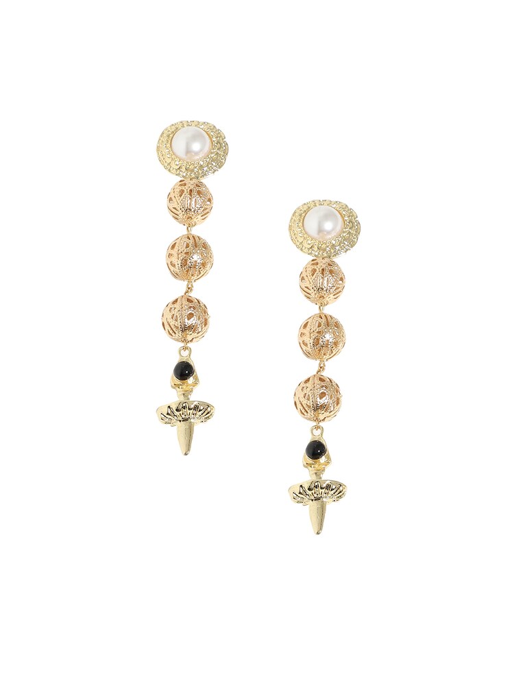 SOHI Ohrringe 'Helga' Damen Größe Onesize gold