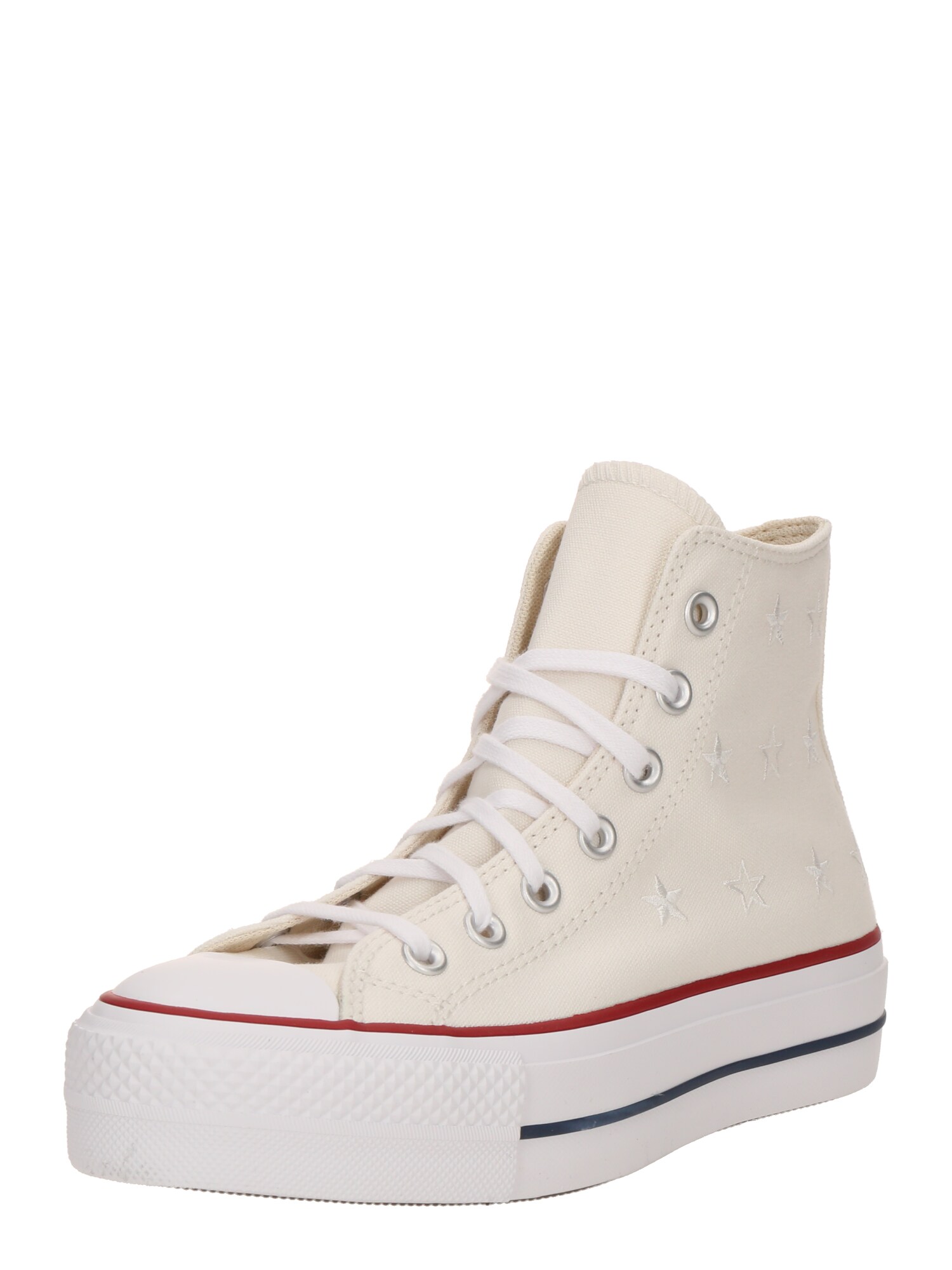 CONVERSE Magas szárú sportcipők 'CTAS'  krém / sötétkék / piros / fehér akciós termékkép 1