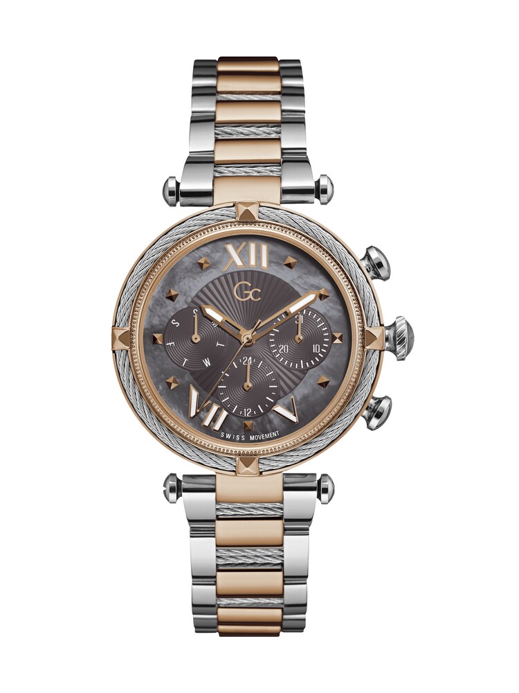 Gc Uhr 'CableChic' Damen Größe One Size rosegold / silber