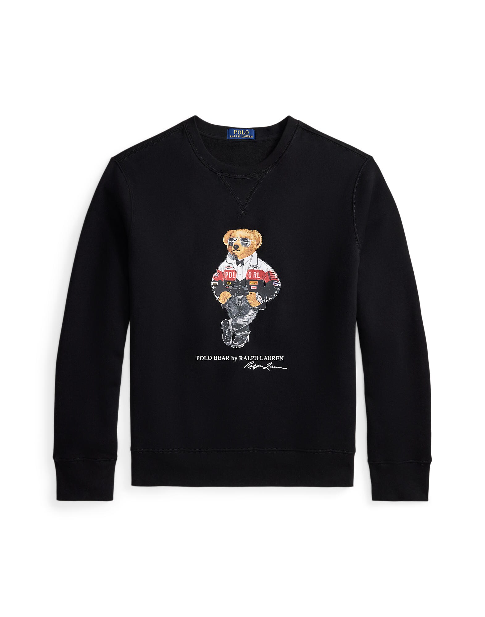 Polo Ralph Lauren Sudadera 'SEASONAL FLEECE' gris oscuro / rojo / negro / blanco – imagen 1