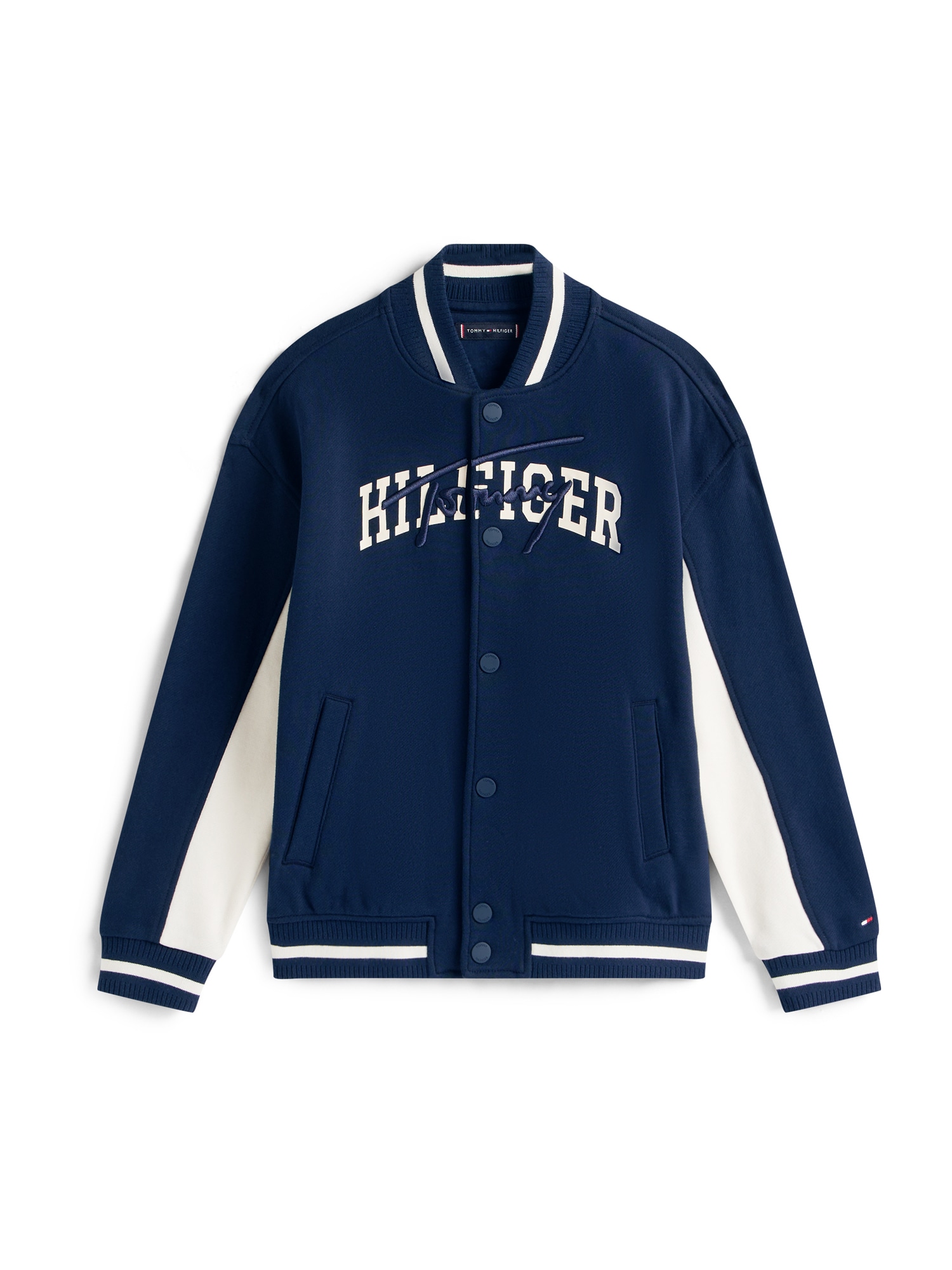 TOMMY HILFIGER Átmeneti dzseki  kék / fehér akciós termékkép 1