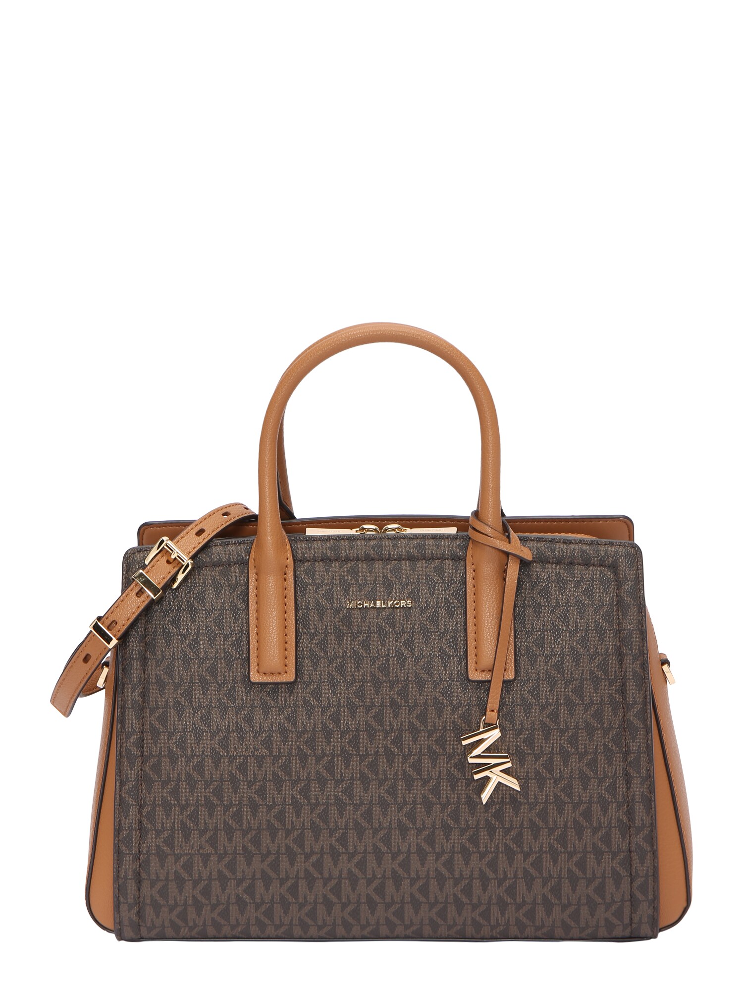 MICHAEL Michael Kors Kézitáska  barna / sötét barna / arany akciós termékkép 1