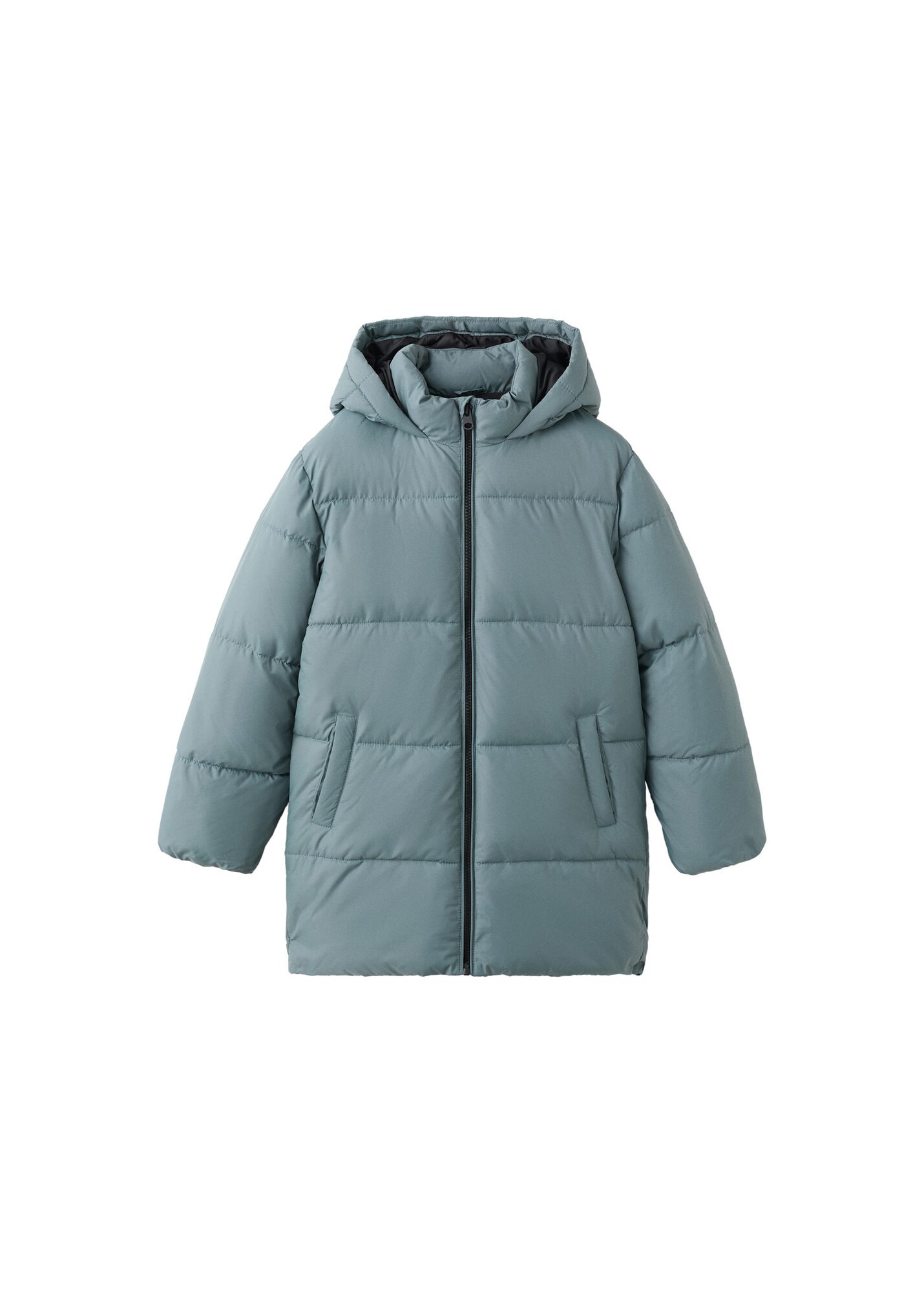 MANGO KIDS Palton AMERLONG albastru porumbel