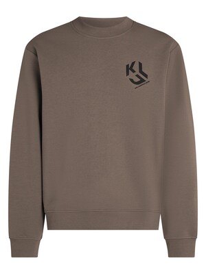 KARL LAGERFELD JEANS Sudadera  taupe / negro