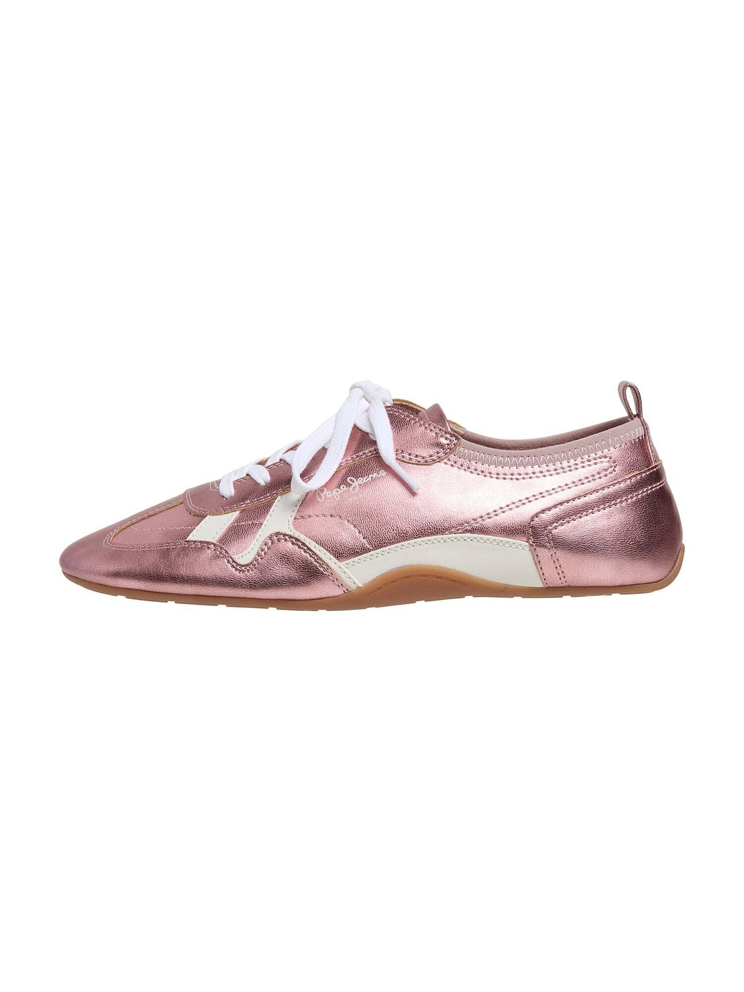 Pepe Jeans Zapatillas deportivas bajas 'Noa' ecru / rosa / negro – imagen 1