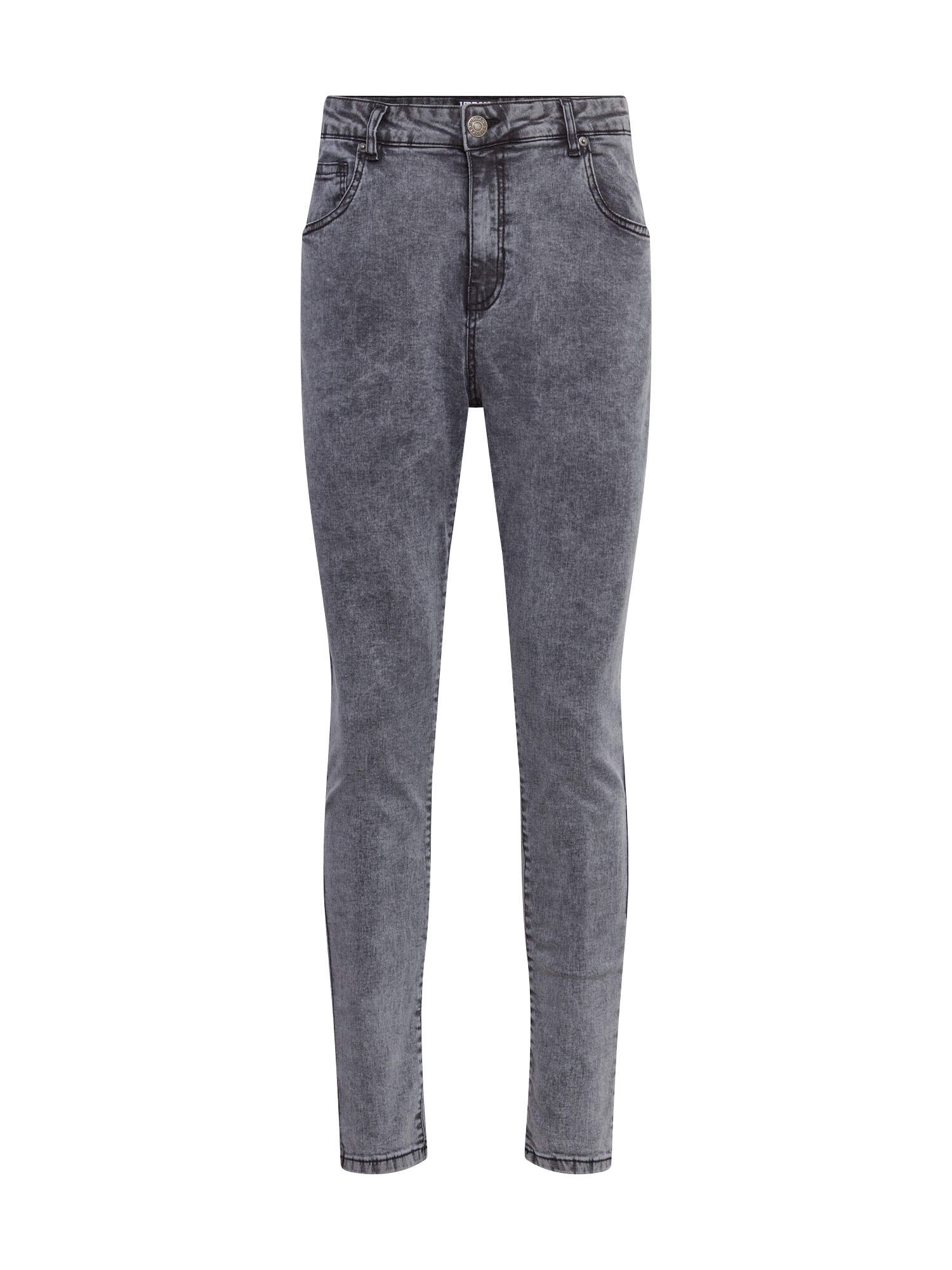Urban Classics Curvy Džinsai  margai juoda