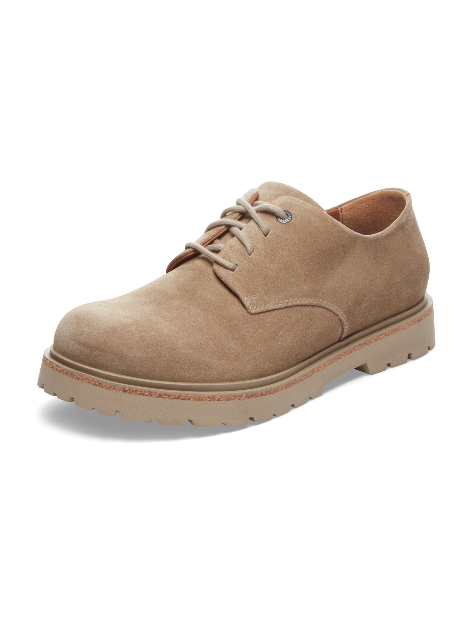 BIRKENSTOCK Pantofi cu șireturi Highwood Lace Low Suede Leather  bej