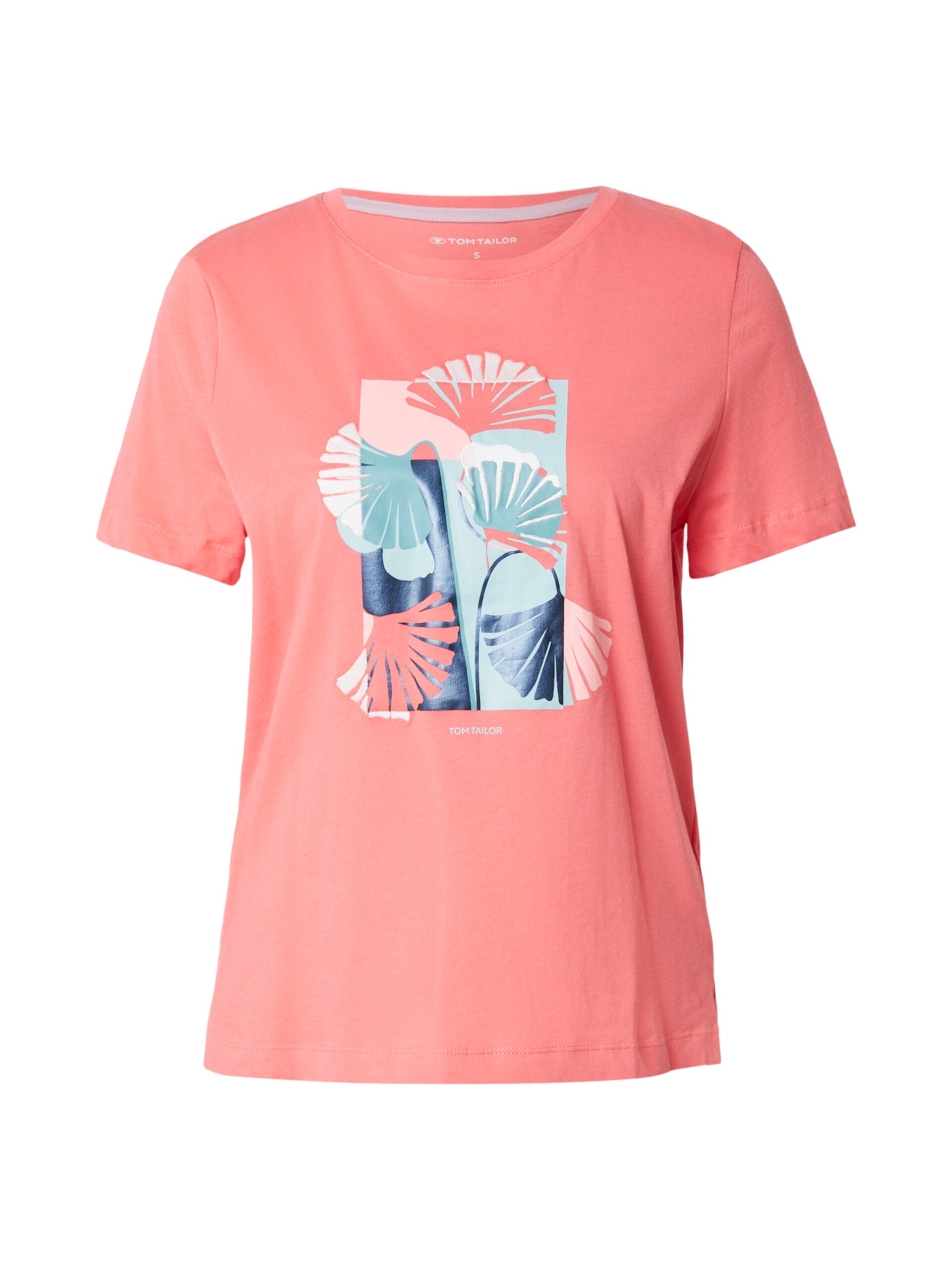 TOM TAILOR T-shirt marinblå / ljusblå / rosa dam