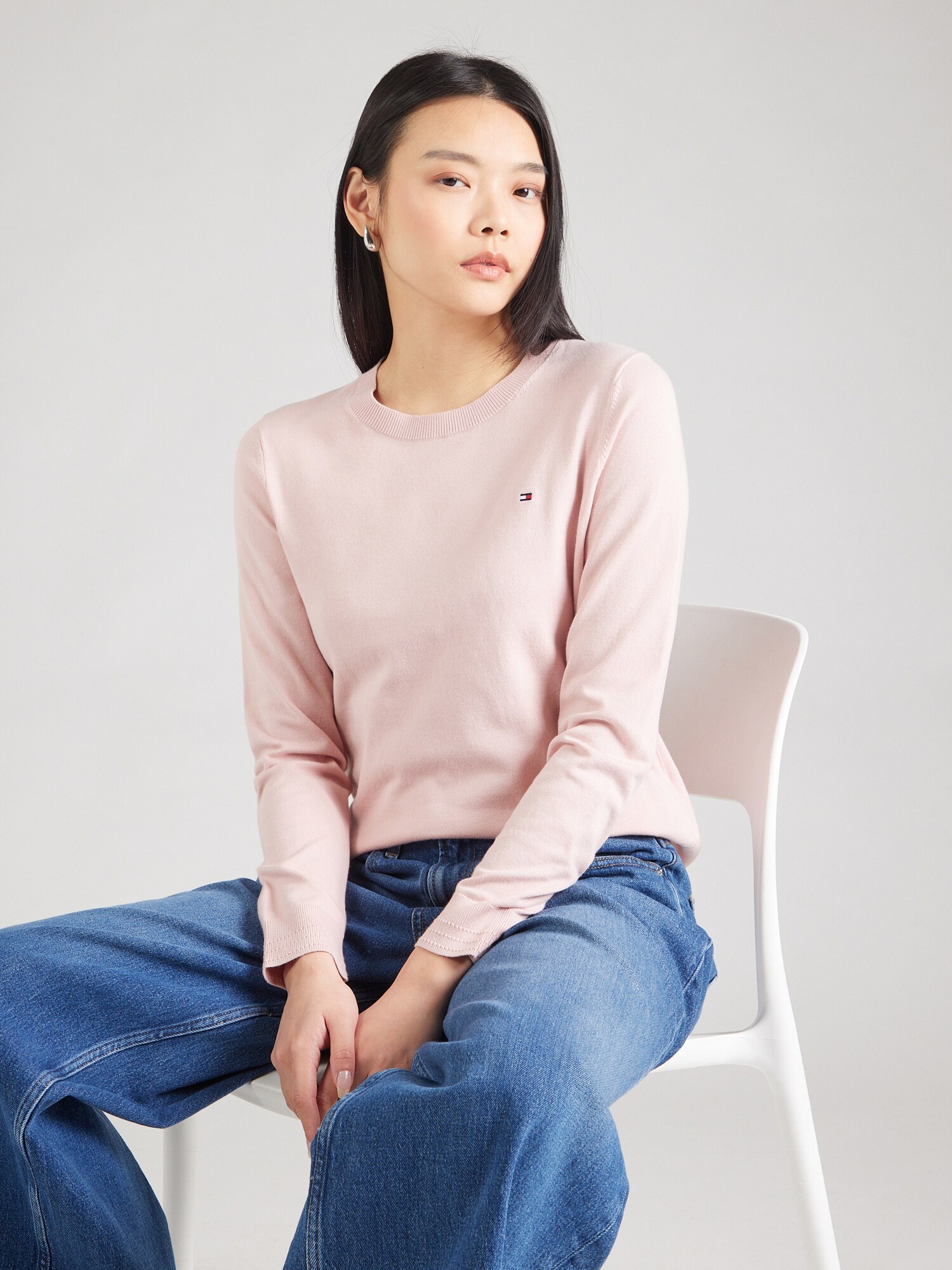 TOMMY HILFIGER Pulóver  pasztell-rózsaszín termék 2. képe
