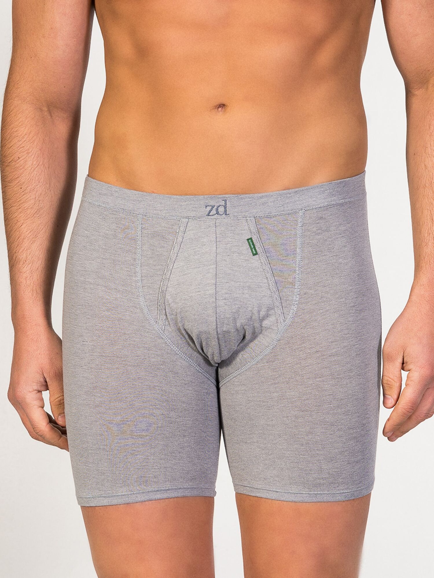 zd ZERO DEFECTS Calzoncillo boxer 'Cyclist Egyptian cotton'  gris