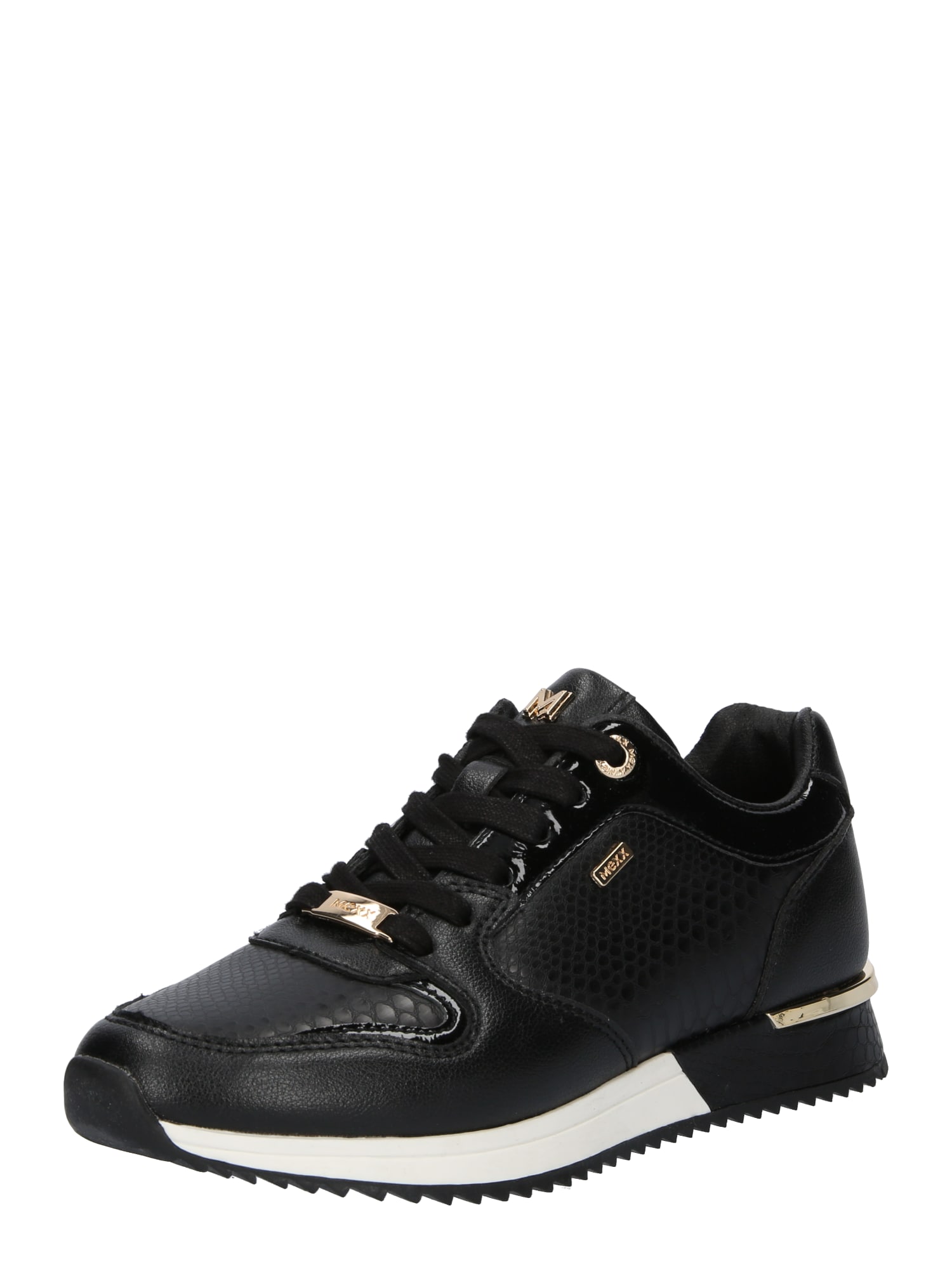 MEXX Rövid szárú sportcipők 'Fleur'  arany / fekete